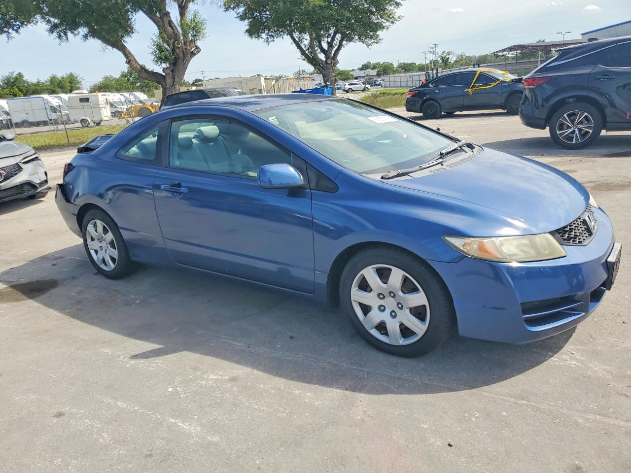 2010 Honda Civic Lx Blue vin: 2HGFG1B68AH500189