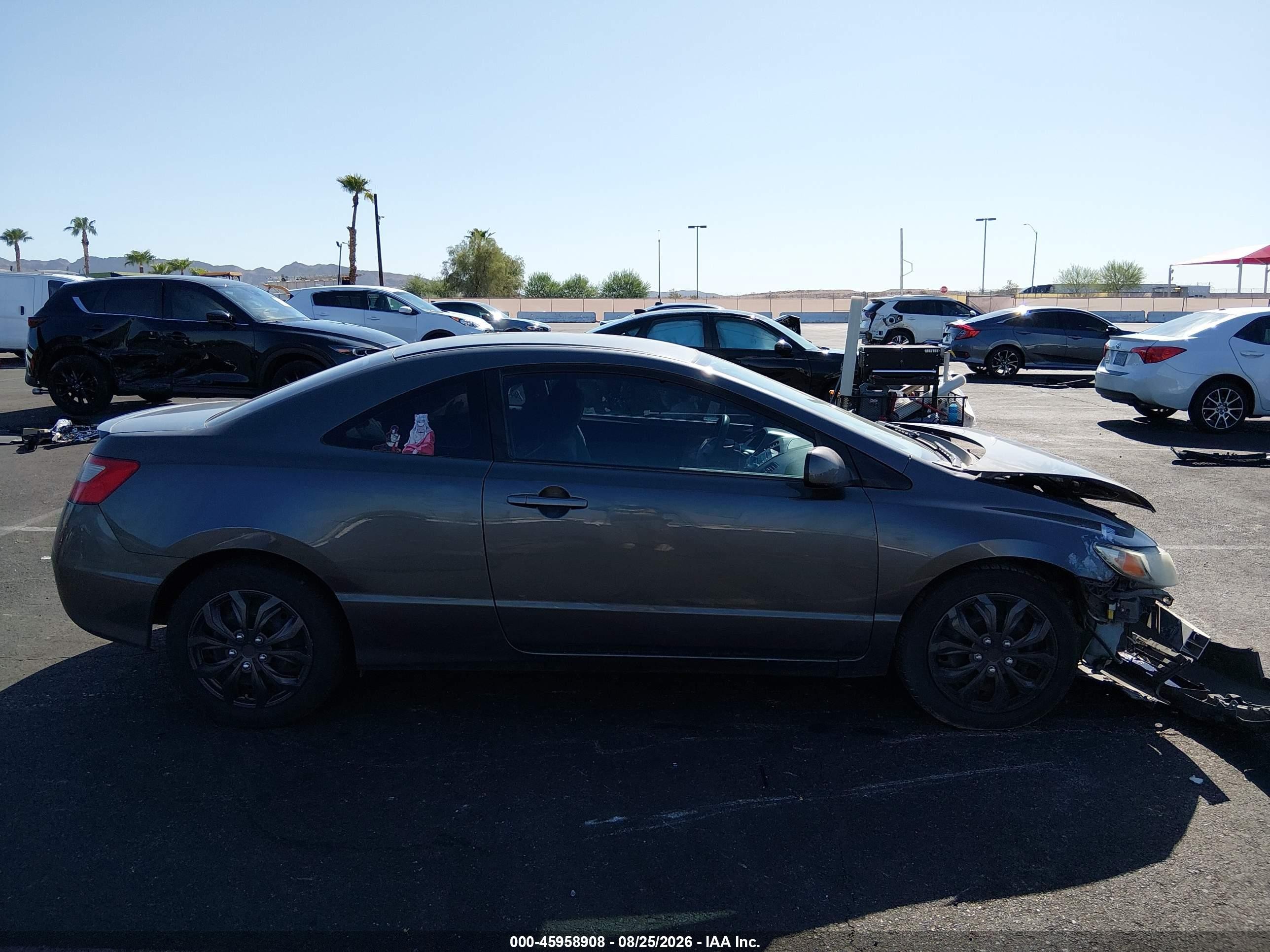 2010 Honda Civic Lx Gray vin: 2HGFG1B68AH509300