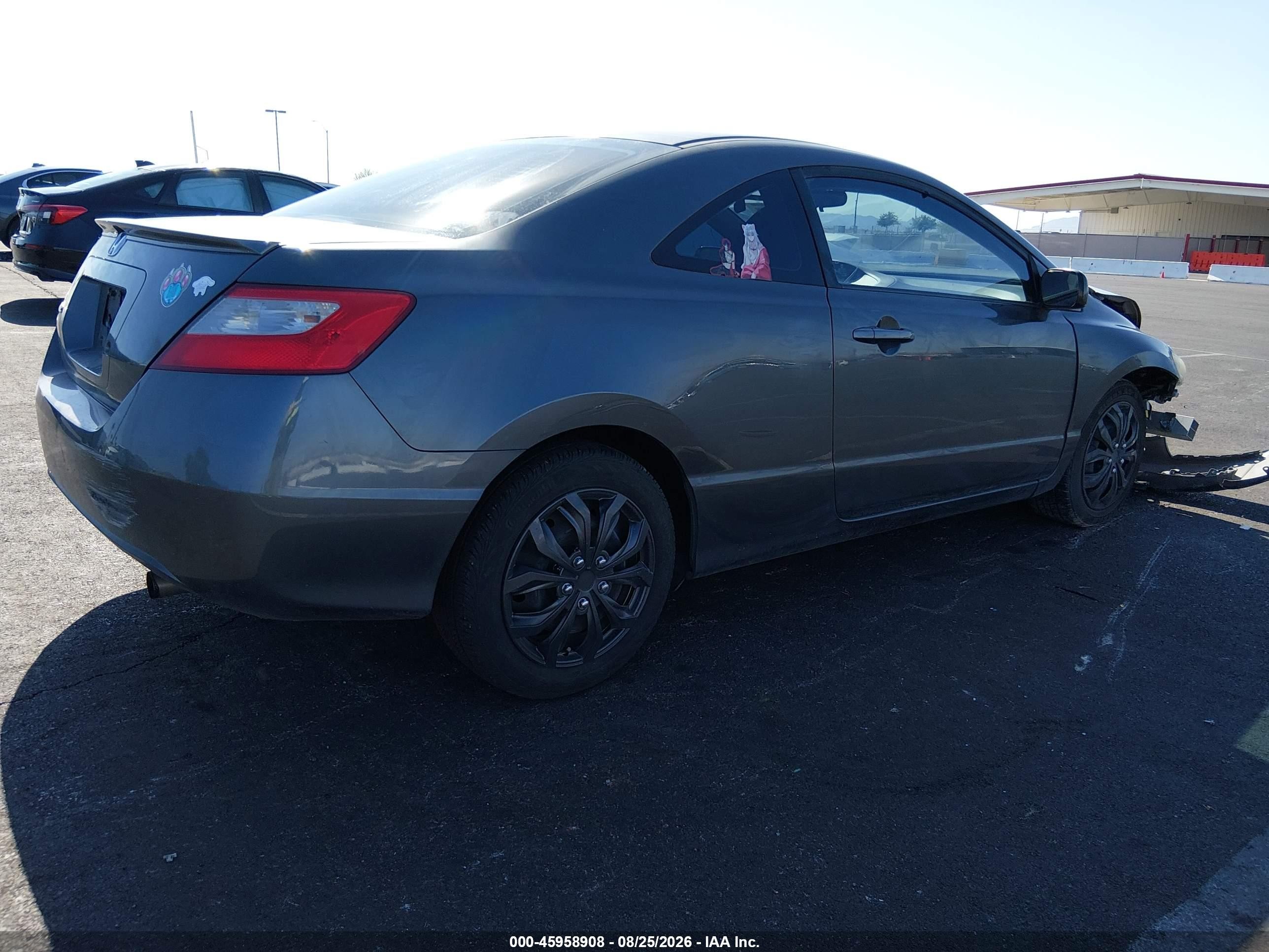 2010 Honda Civic Lx Gray vin: 2HGFG1B68AH509300