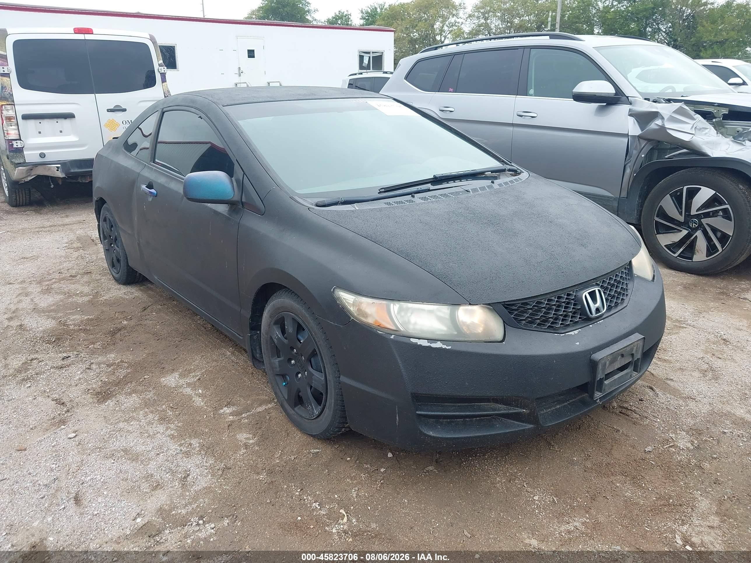 2010 Honda Civic Lx Black vin: 2HGFG1B68AH515887