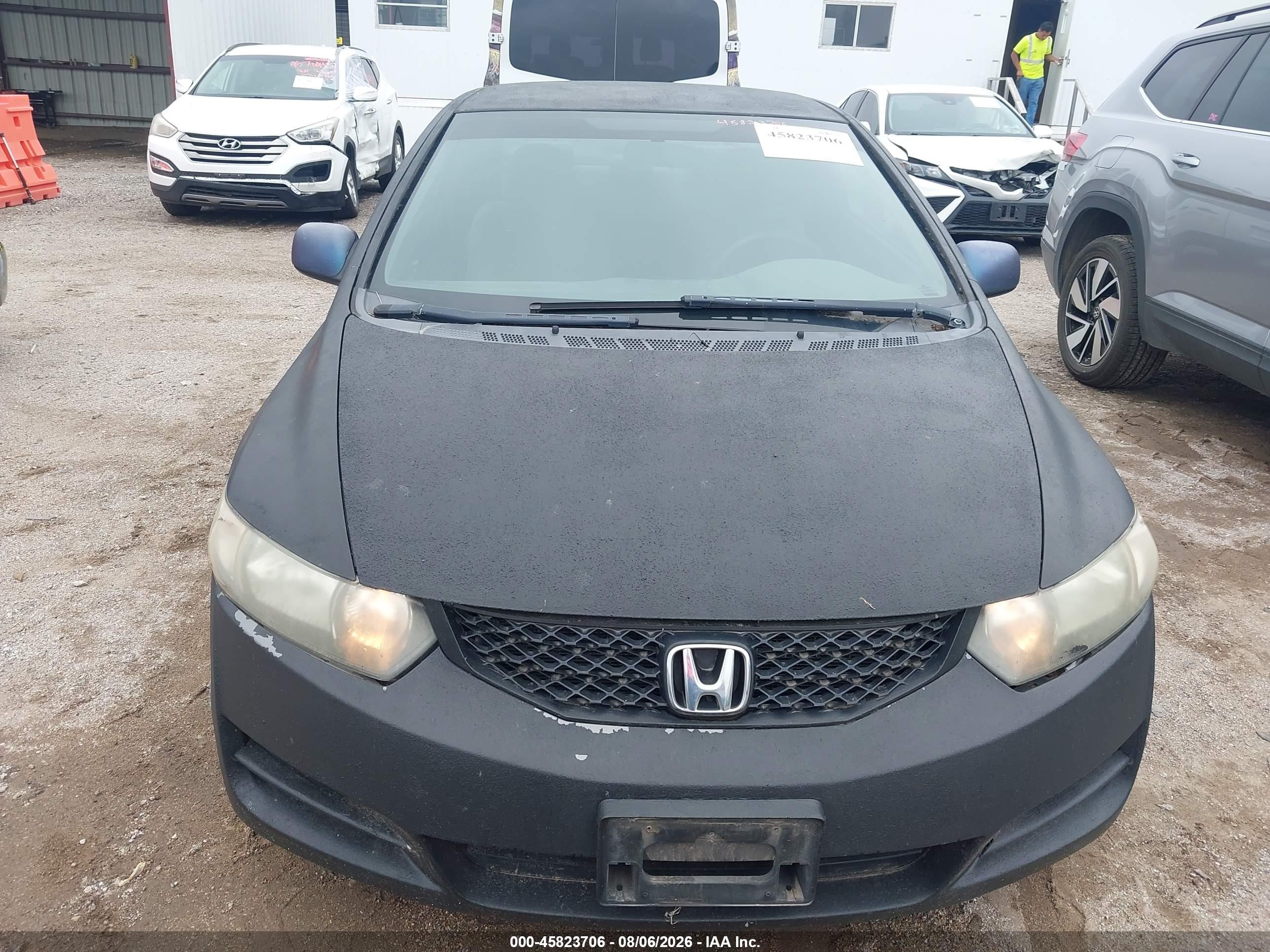 2010 Honda Civic Lx Black vin: 2HGFG1B68AH515887