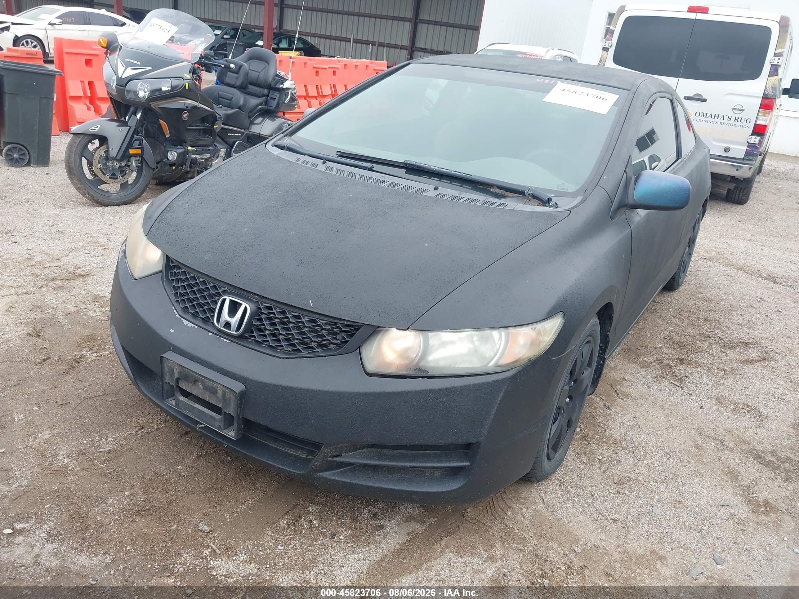 2010 Honda Civic Lx Black vin: 2HGFG1B68AH515887