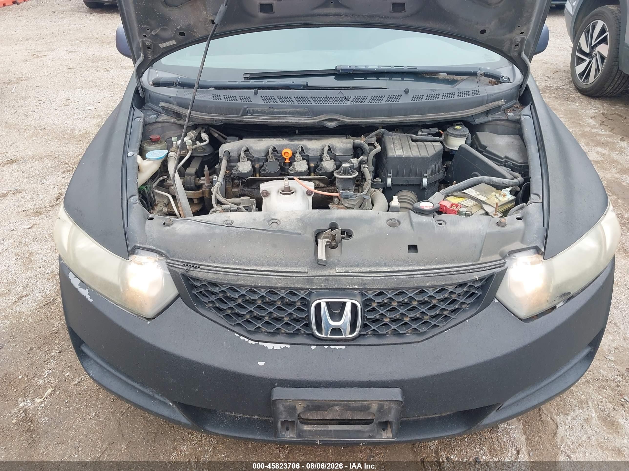 2010 Honda Civic Lx Black vin: 2HGFG1B68AH515887