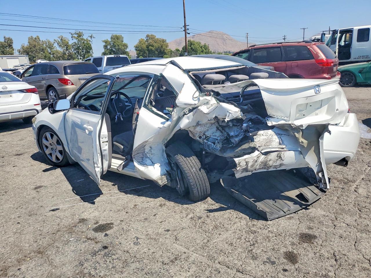 2010 Honda Civic Lx White vin: 2HGFG1B68AH519566