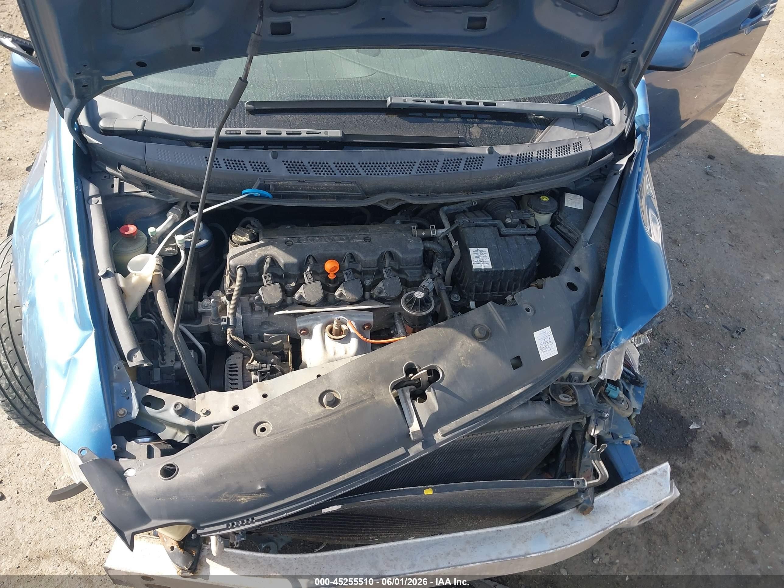 2010 Honda Civic Lx Синий vin: 2HGFG1B68AH532298