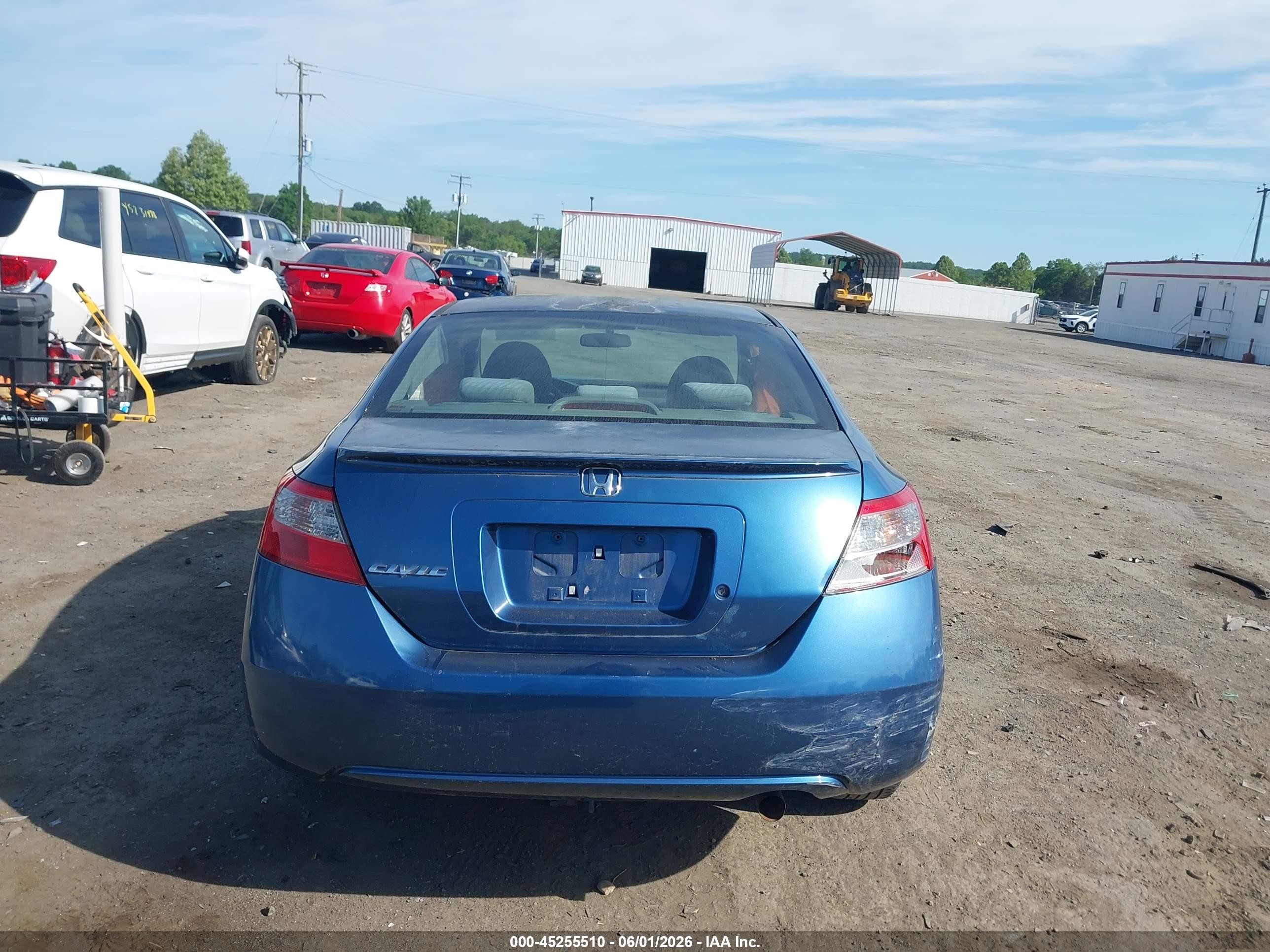 2010 Honda Civic Lx Синий vin: 2HGFG1B68AH532298