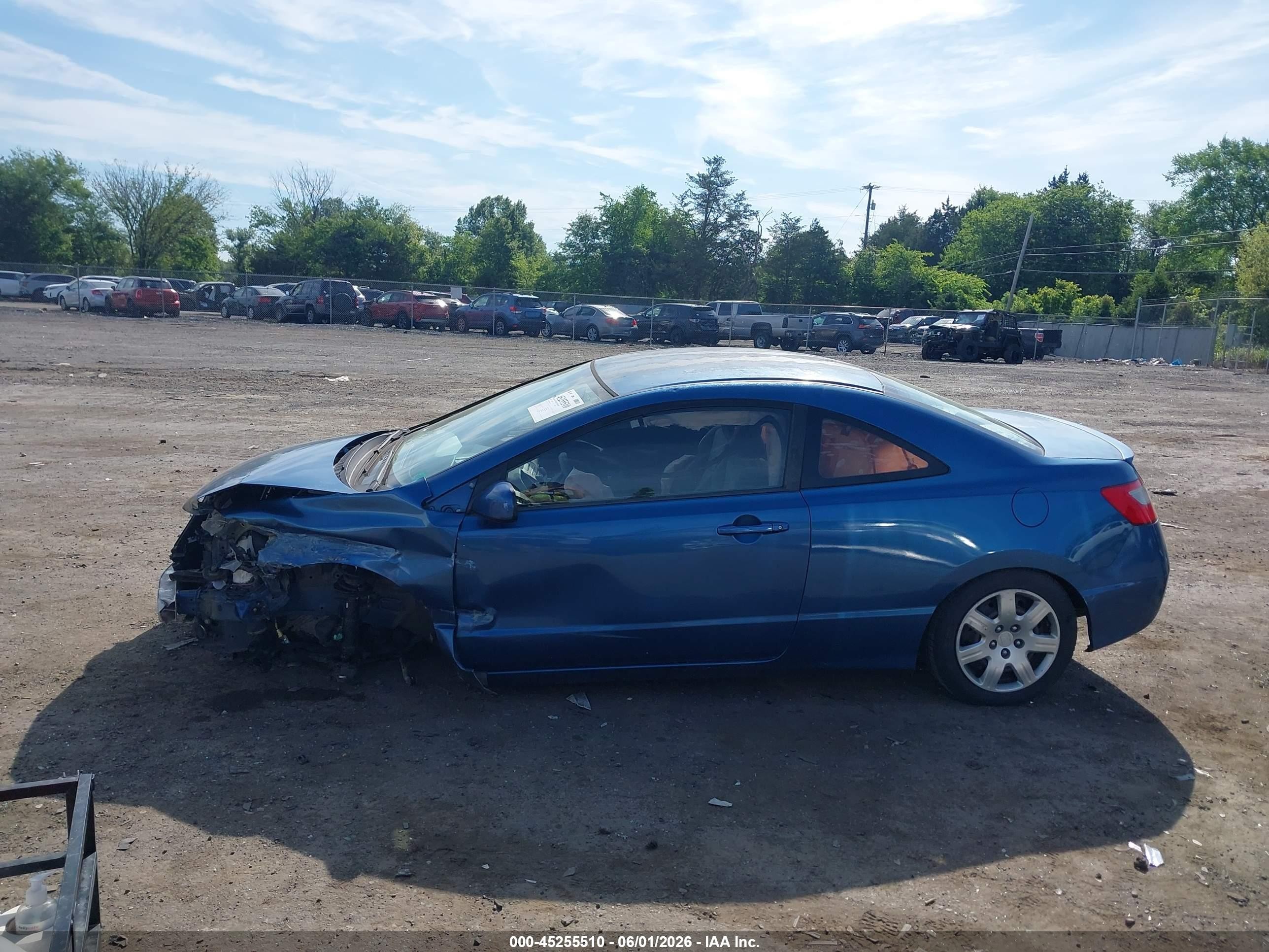 2010 Honda Civic Lx Синий vin: 2HGFG1B68AH532298