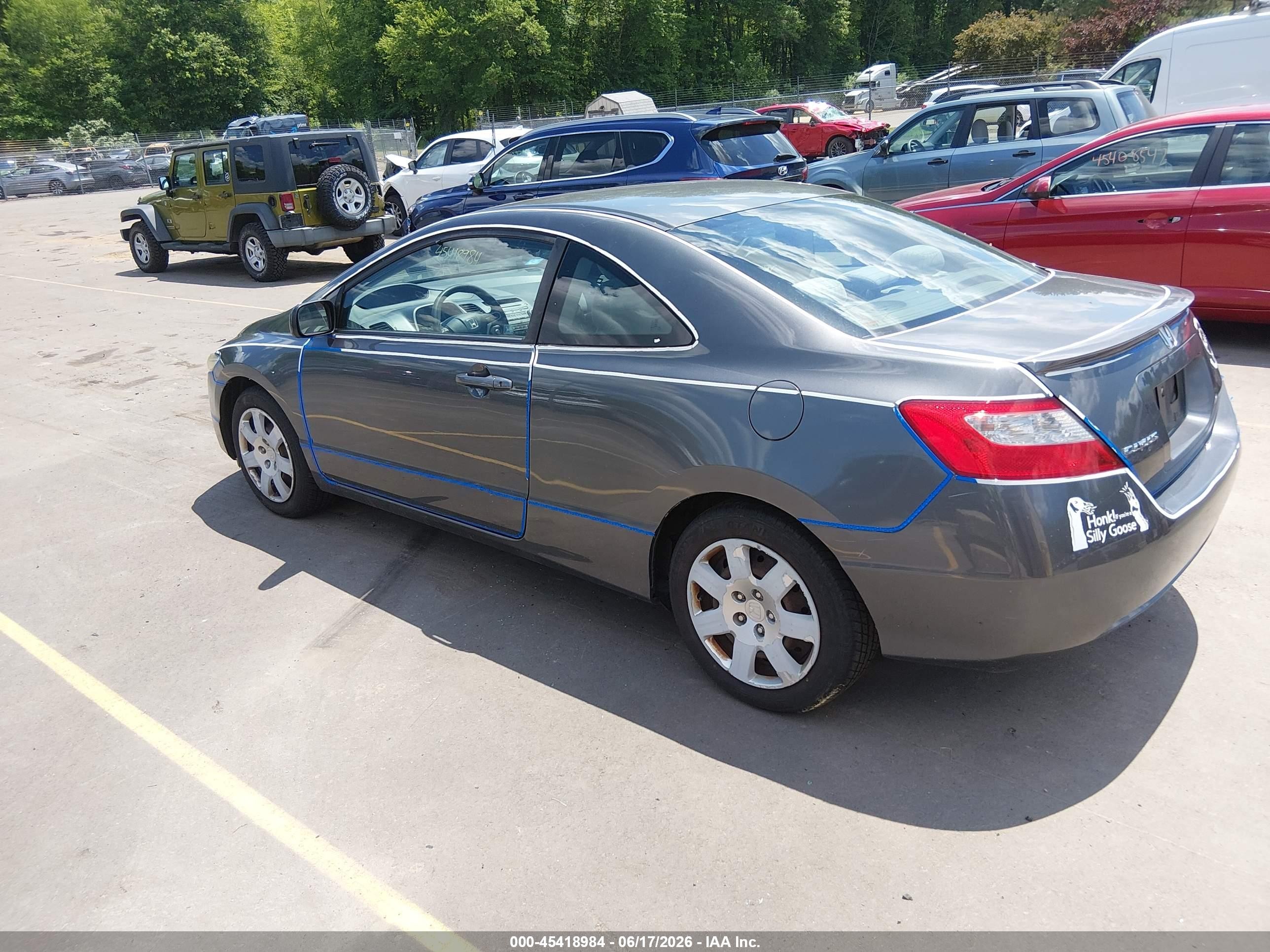 2011 Honda Civic Lx Серый vin: 2HGFG1B68BH503272