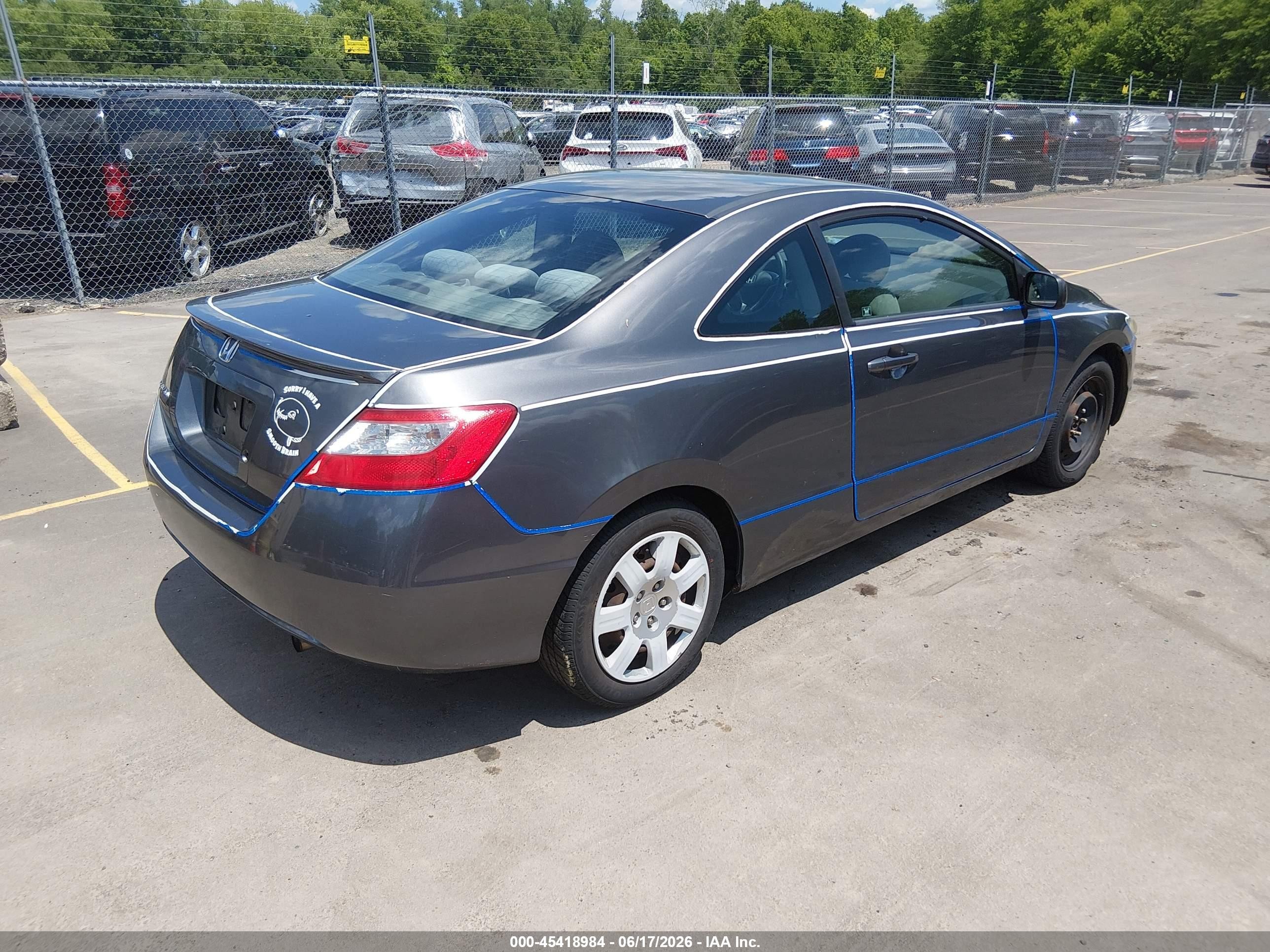 2011 Honda Civic Lx Серый vin: 2HGFG1B68BH503272