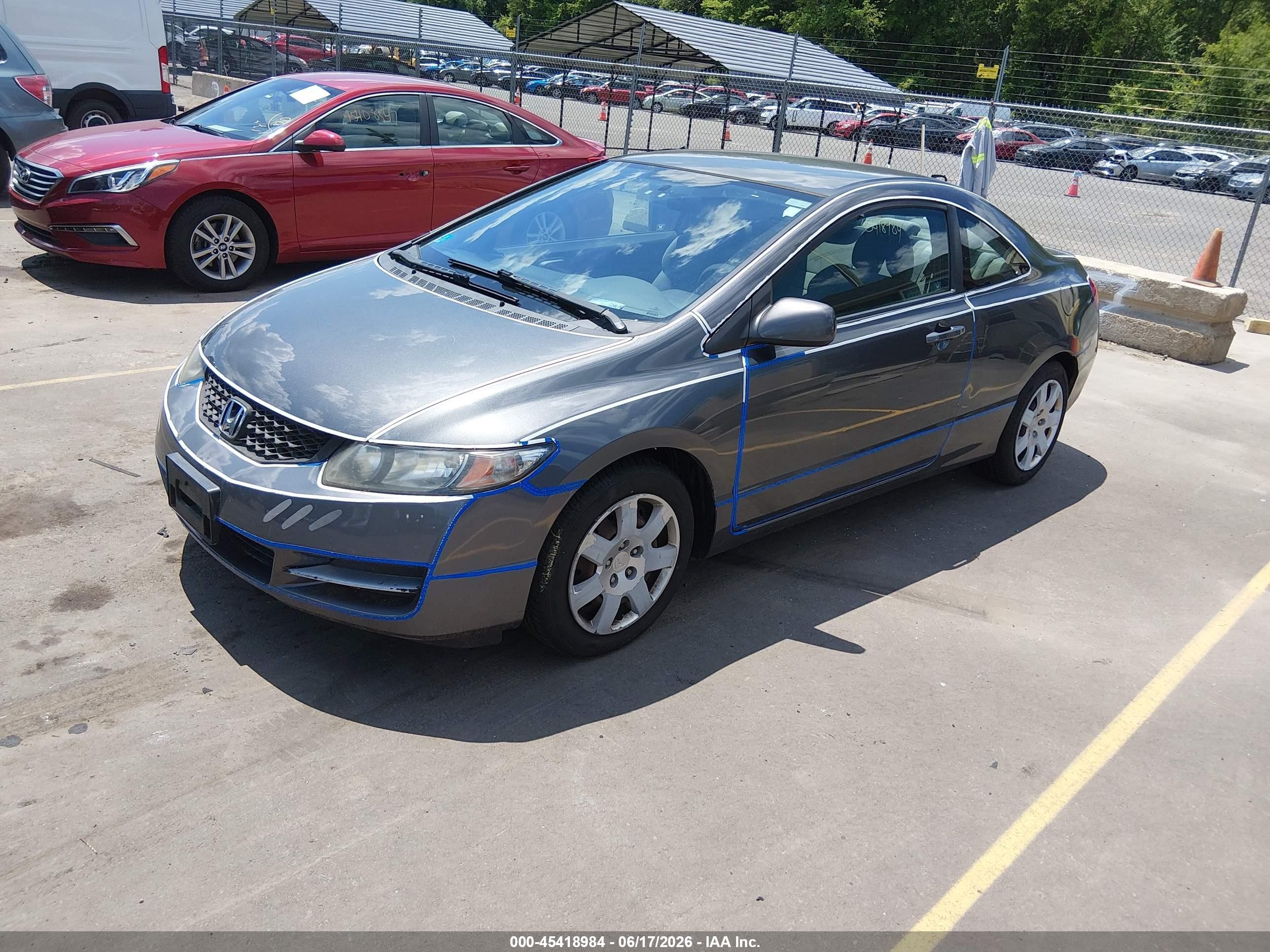 2011 Honda Civic Lx Серый vin: 2HGFG1B68BH503272