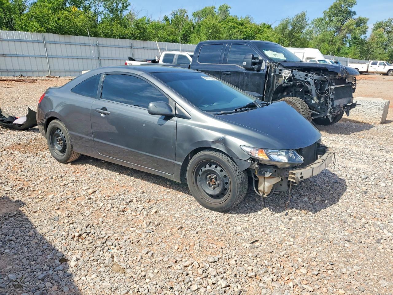 2011 Honda Civic Lx Gray vin: 2HGFG1B68BH507421
