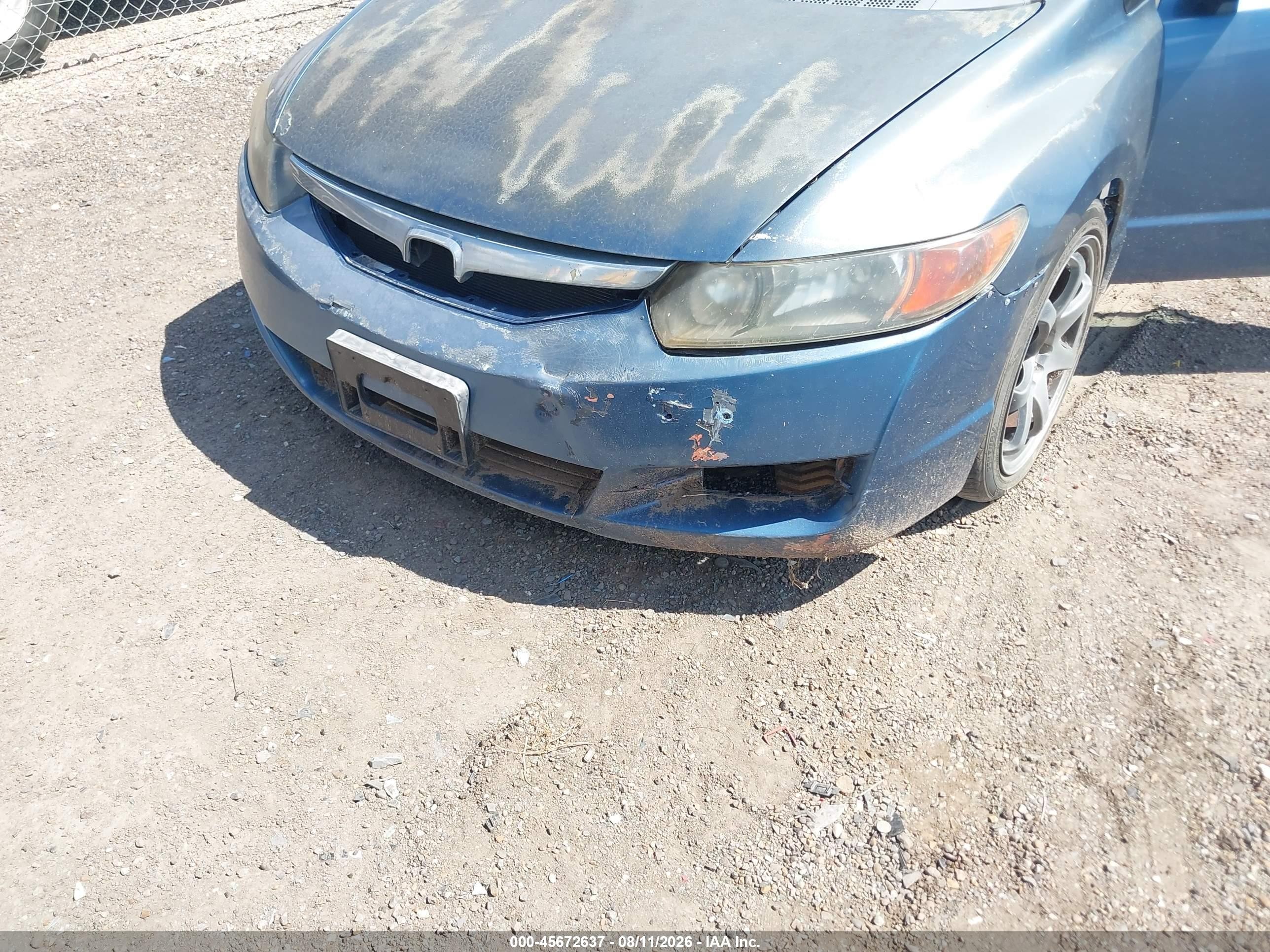 2010 Honda Civic Lx Blue vin: 2HGFG1B69AH505045