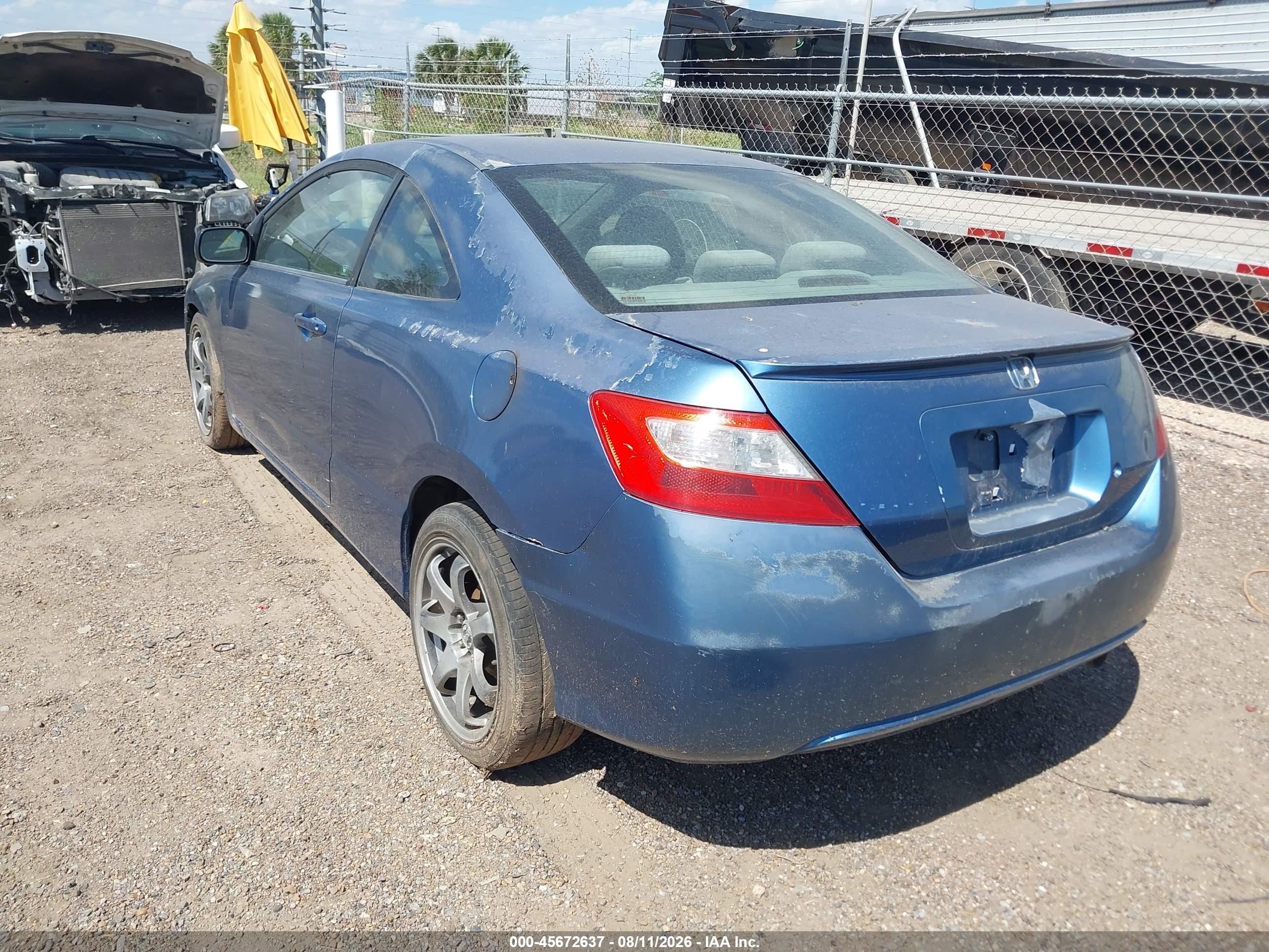 2010 Honda Civic Lx Blue vin: 2HGFG1B69AH505045