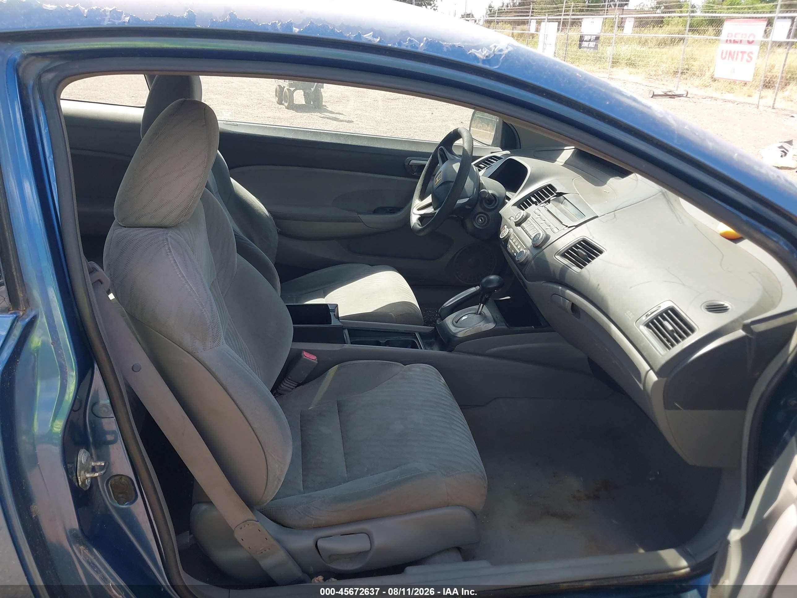 2010 Honda Civic Lx Blue vin: 2HGFG1B69AH505045