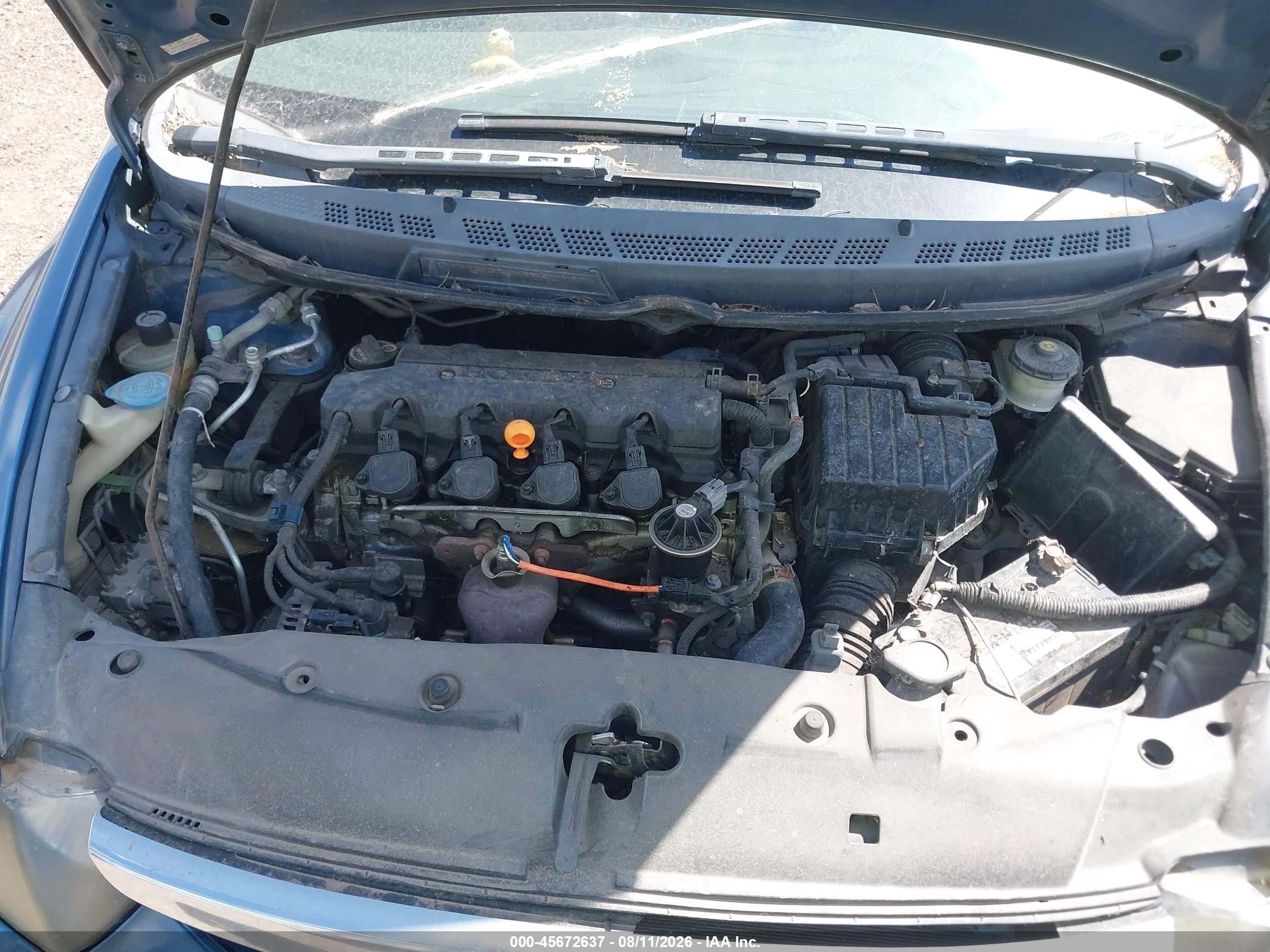 2010 Honda Civic Lx Blue vin: 2HGFG1B69AH505045