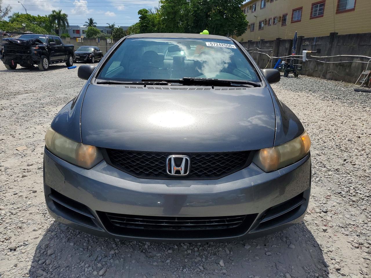 2010 Honda Civic Lx Gray vin: 2HGFG1B69AH507734