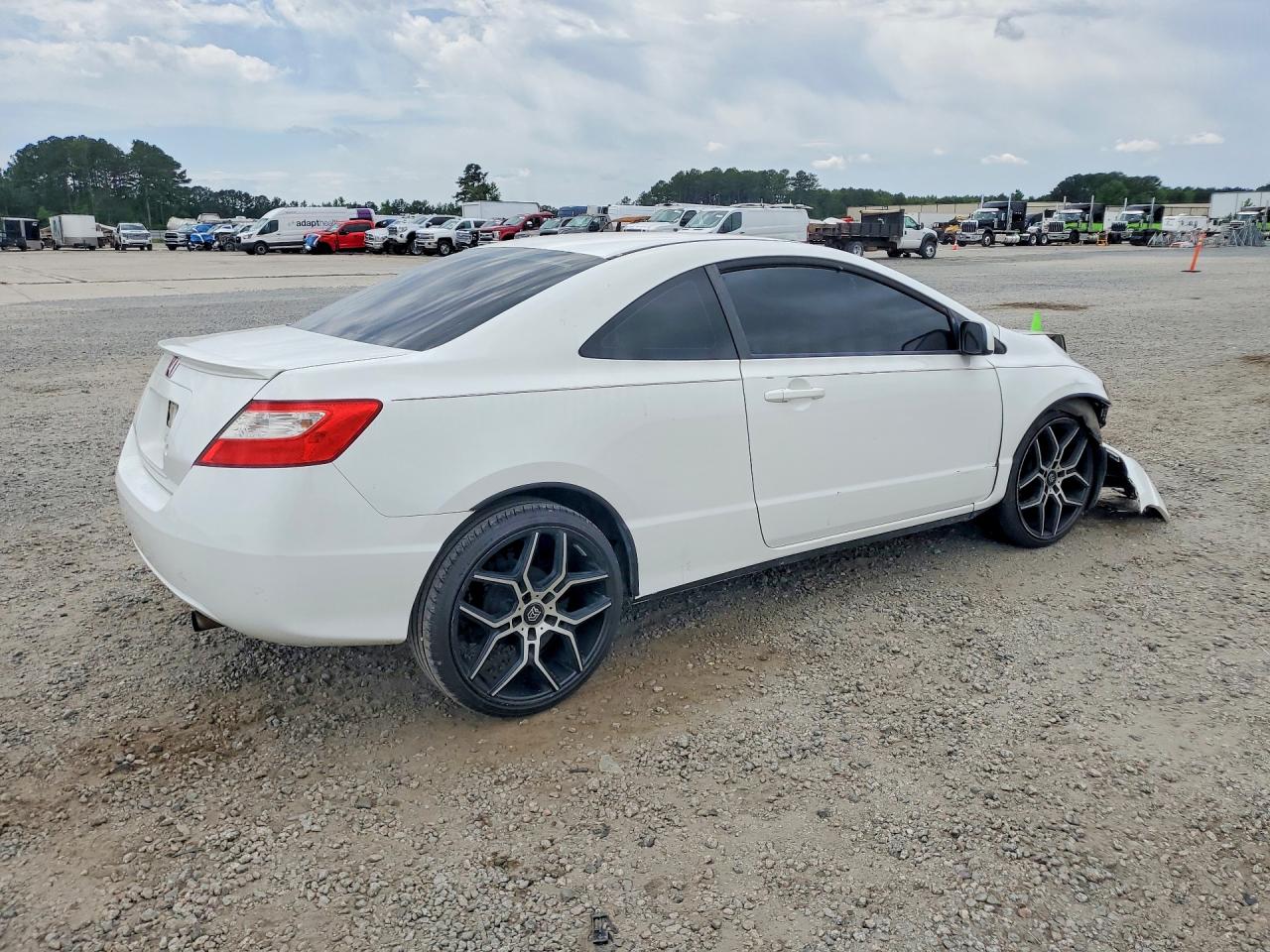 2010 Honda Civic Lx White vin: 2HGFG1B69AH519575
