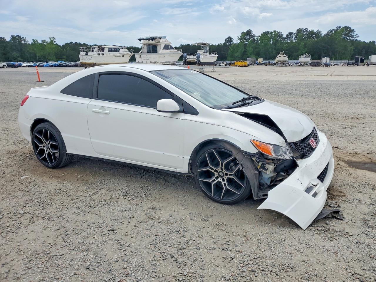 2010 Honda Civic Lx White vin: 2HGFG1B69AH519575