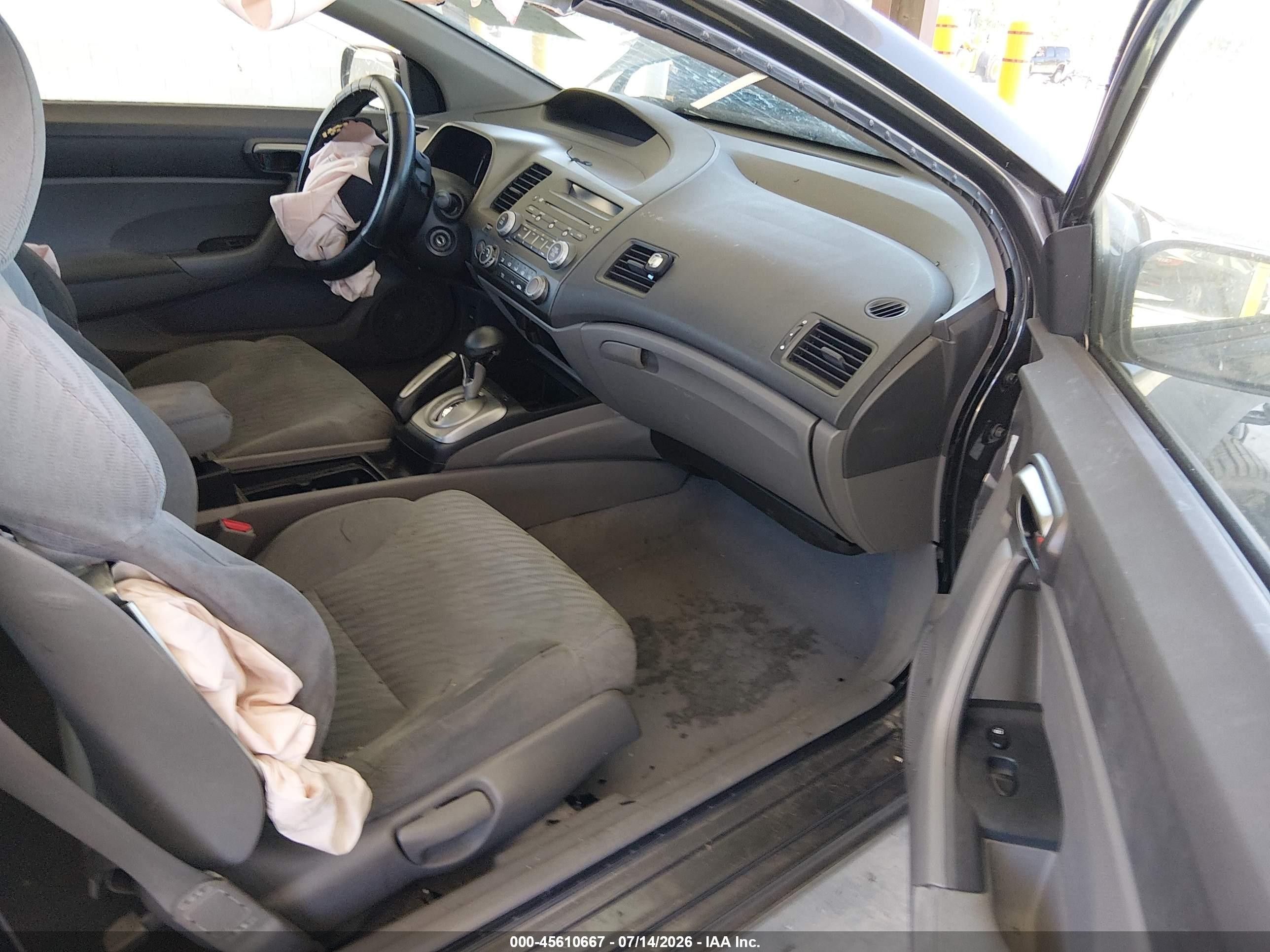 2010 Honda Civic Lx Gray vin: 2HGFG1B69AH527580
