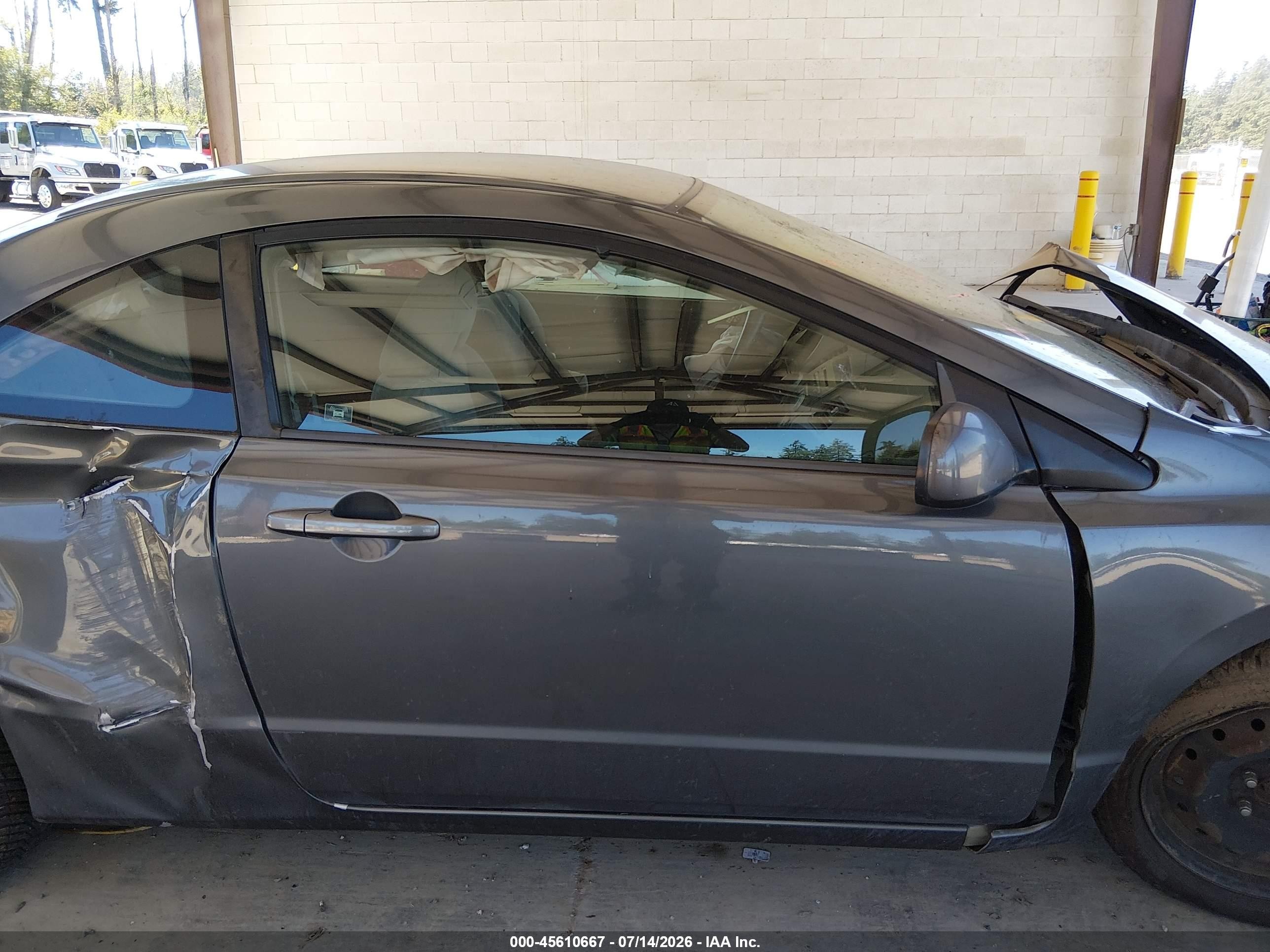 2010 Honda Civic Lx Gray vin: 2HGFG1B69AH527580
