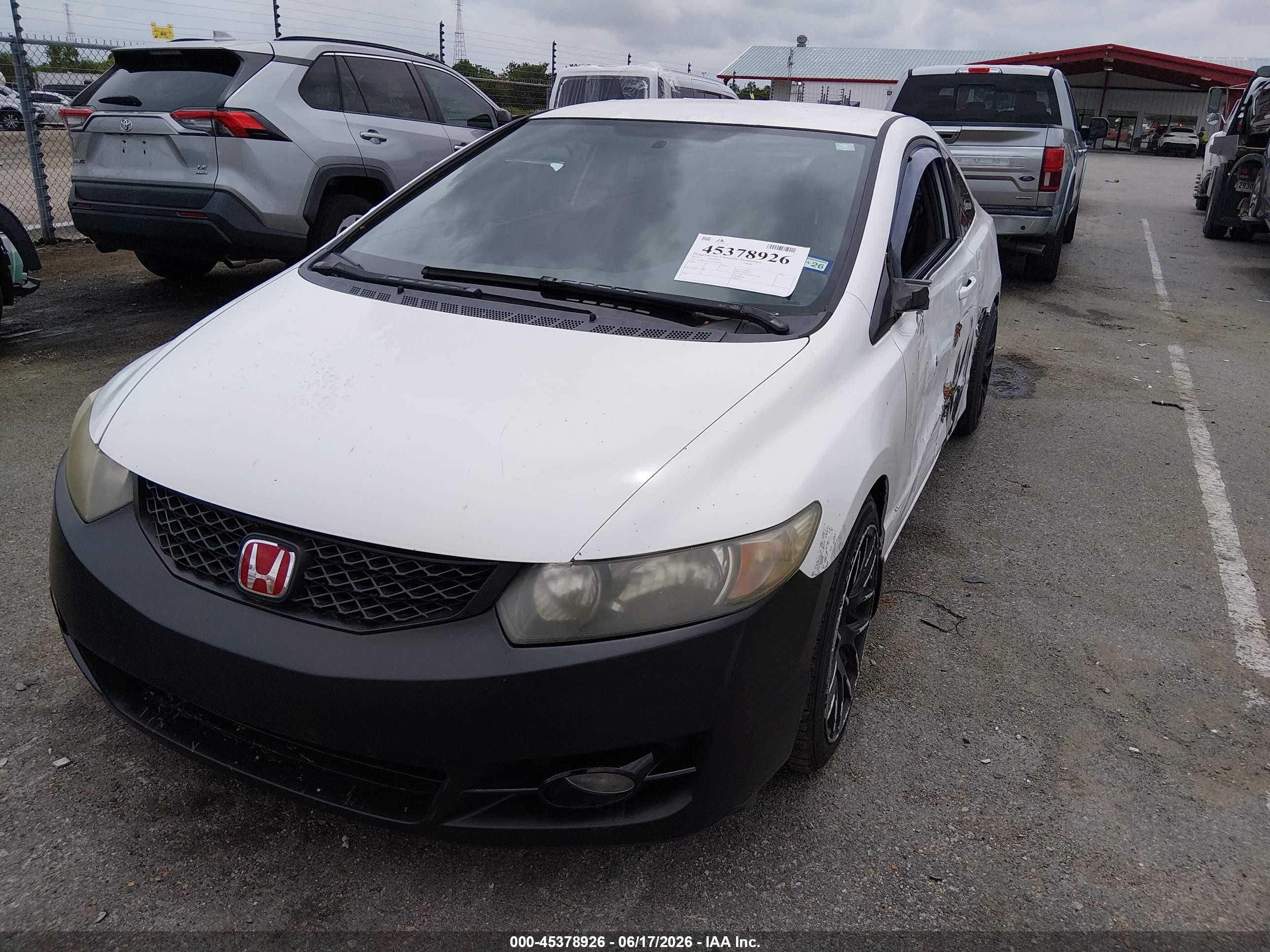 2010 Honda Civic Lx White vin: 2HGFG1B69AH527658