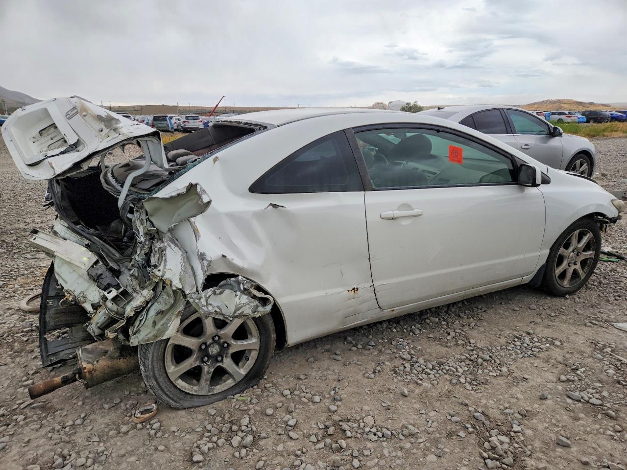 2010 Honda Civic Lx White vin: 2HGFG1B69AH528213
