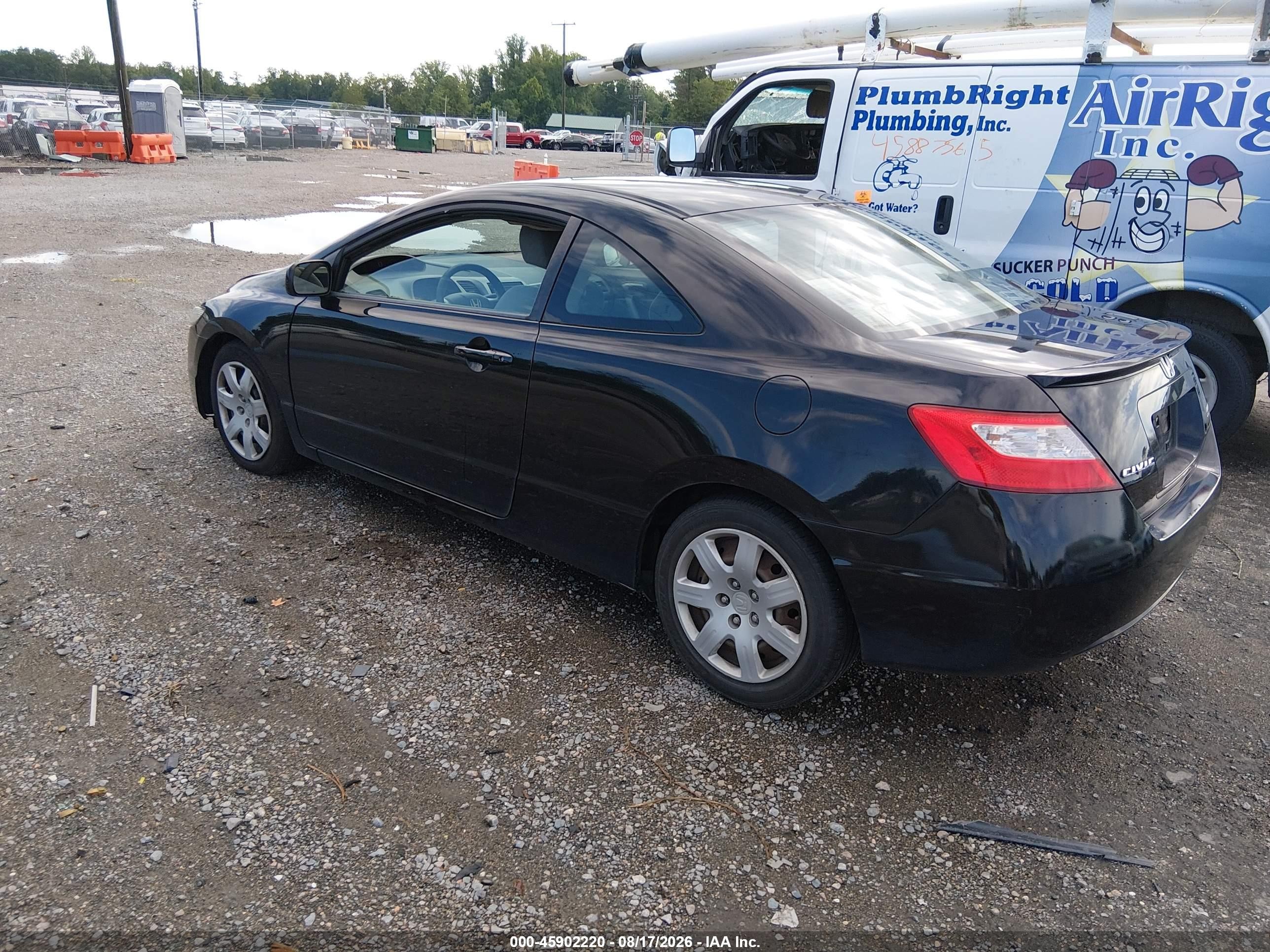 2010 Honda Civic Lx Black vin: 2HGFG1B69AH537039