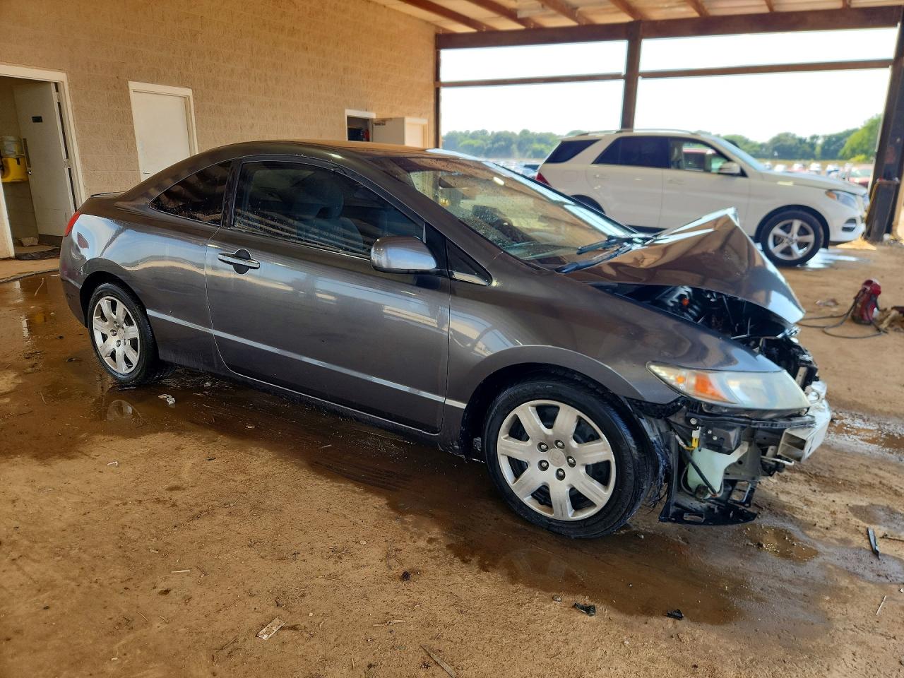 2010 Honda Civic Lx Gray vin: 2HGFG1B69AH537719