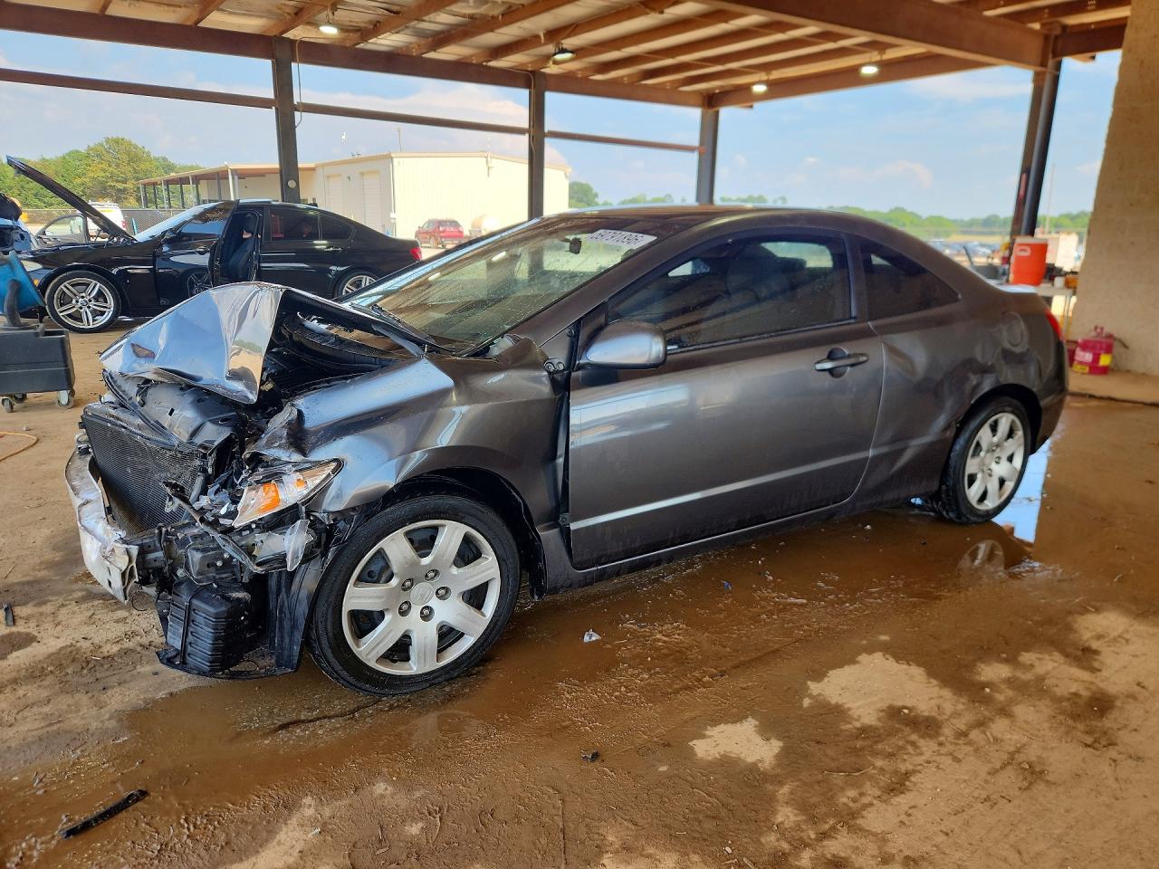 2010 Honda Civic Lx Gray vin: 2HGFG1B69AH537719