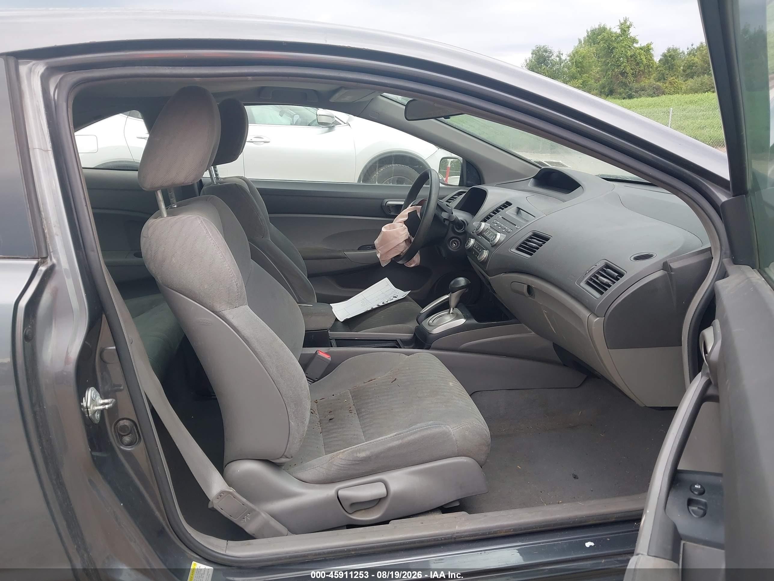 2011 Honda Civic Lx Gray vin: 2HGFG1B69BH504267