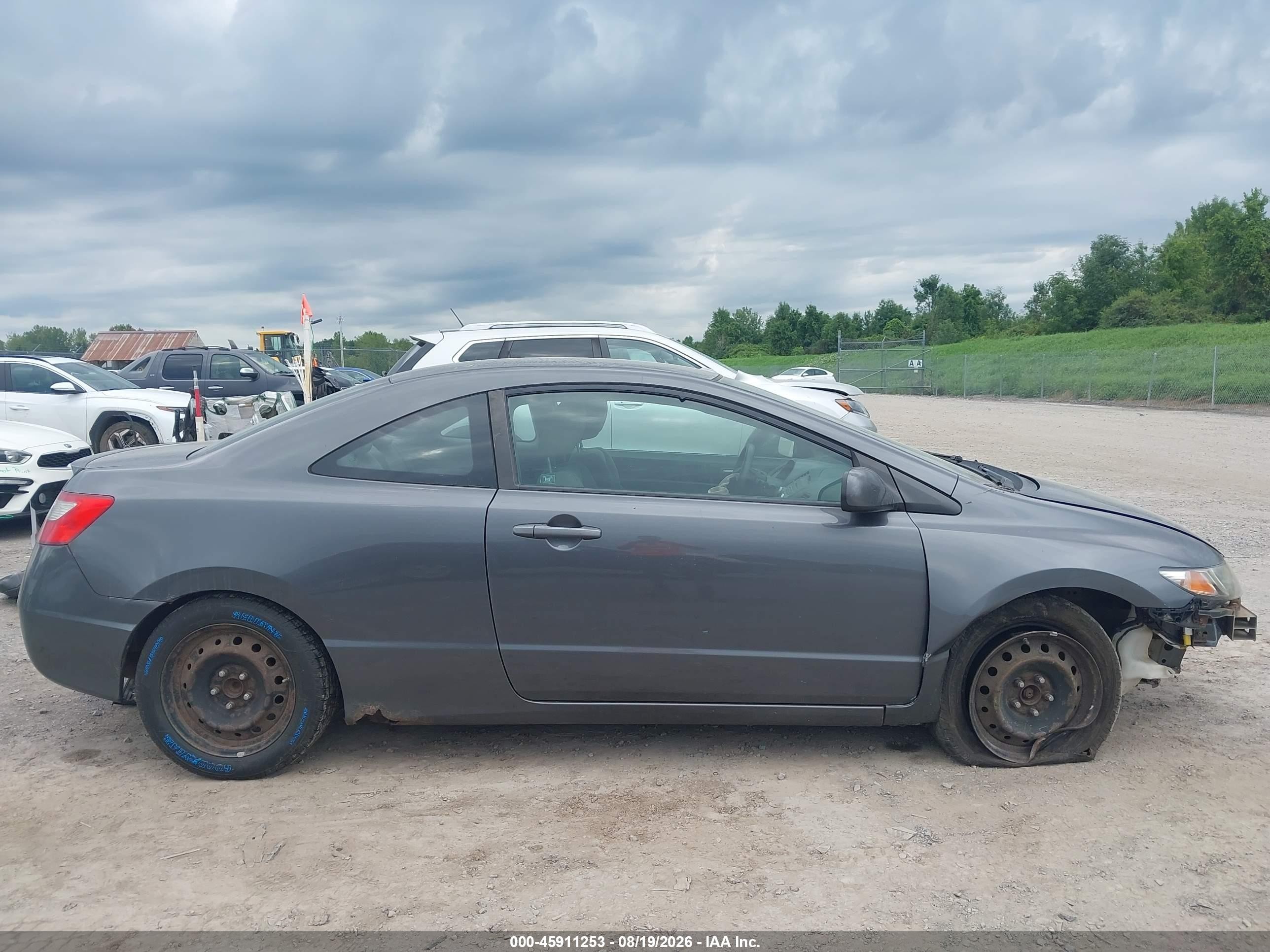 2011 Honda Civic Lx Gray vin: 2HGFG1B69BH504267