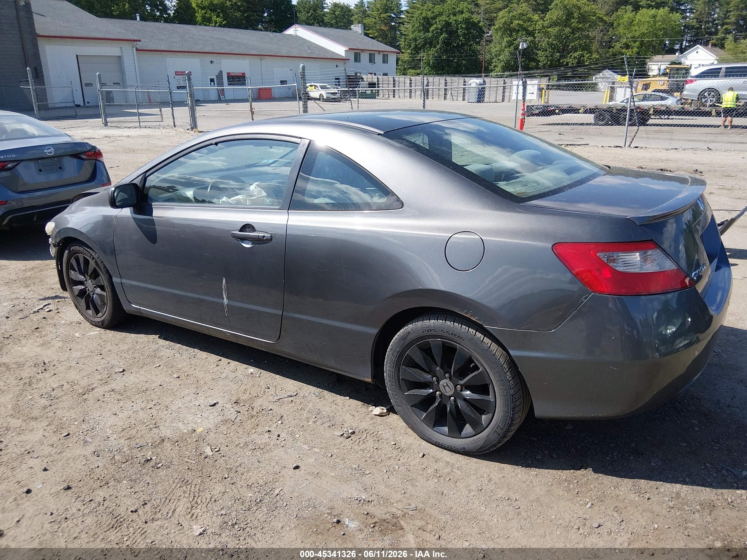 2011 Honda Civic Lx Gray vin: 2HGFG1B69BH507654