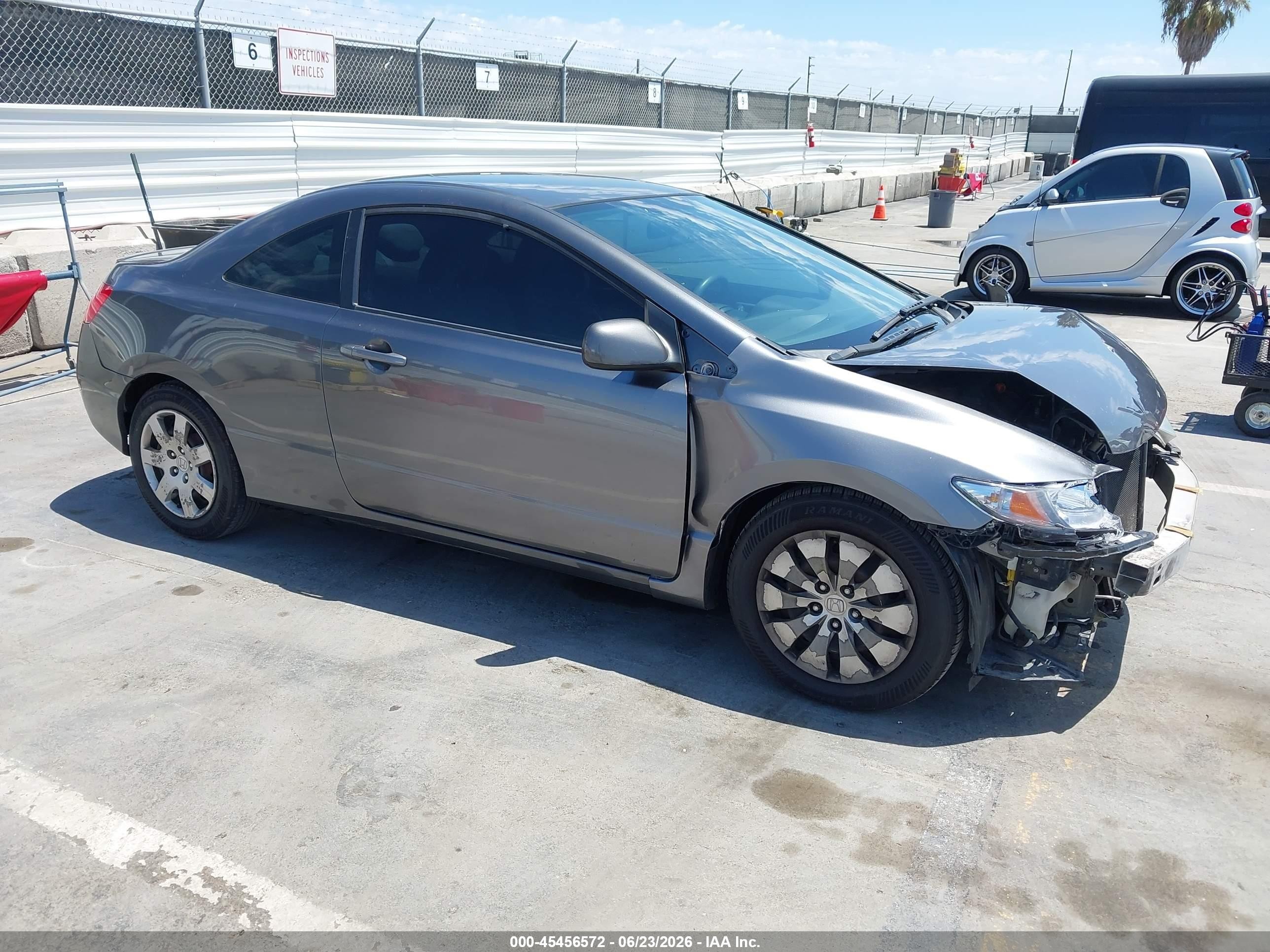 2011 Honda Civic Lx Gray vin: 2HGFG1B69BH510456