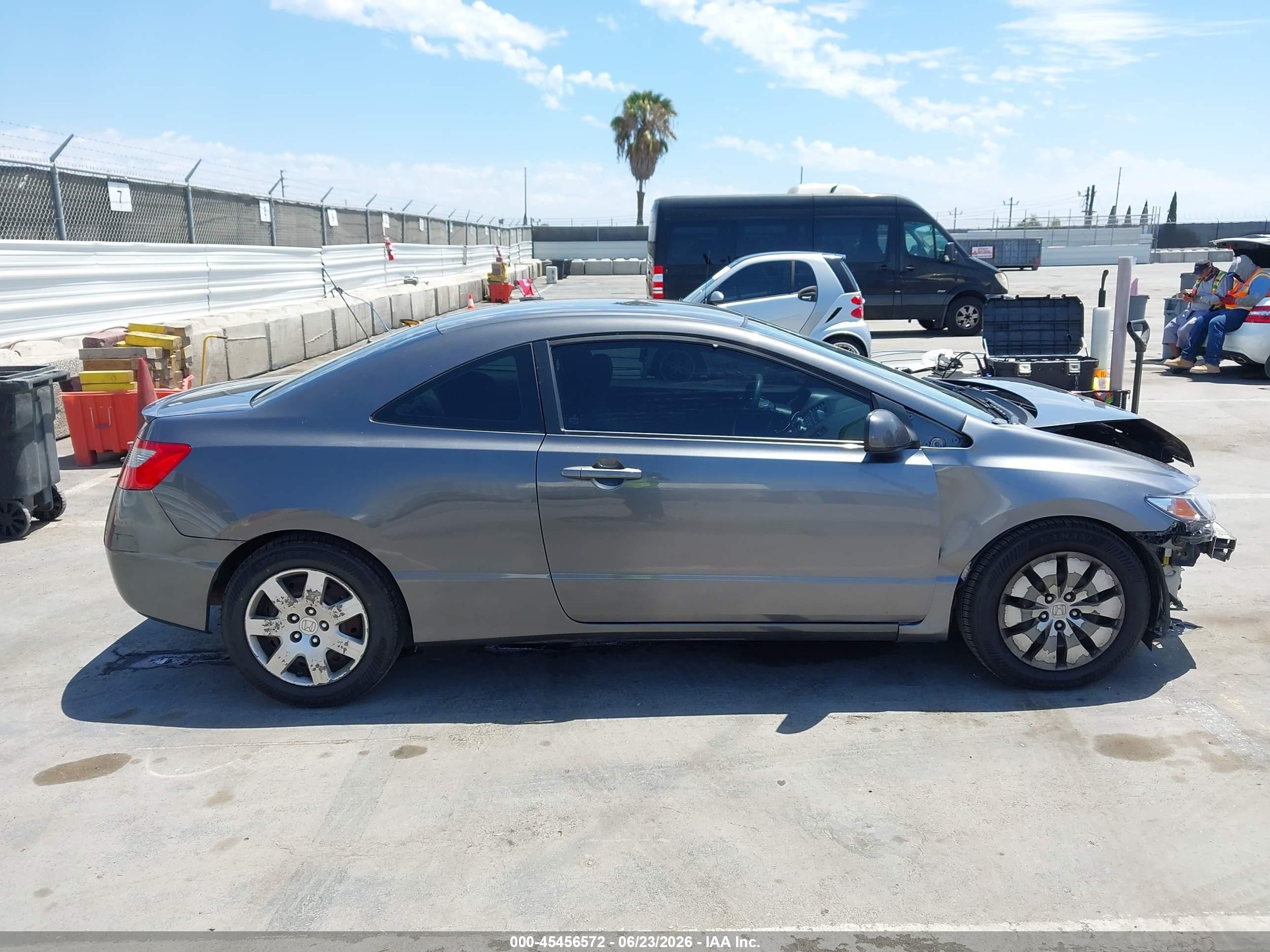 2011 Honda Civic Lx Gray vin: 2HGFG1B69BH510456