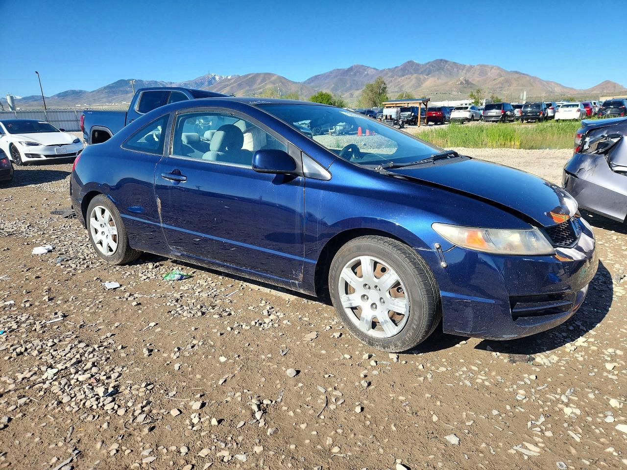 2011 Honda Civic Lx Синий vin: 2HGFG1B69BH519142