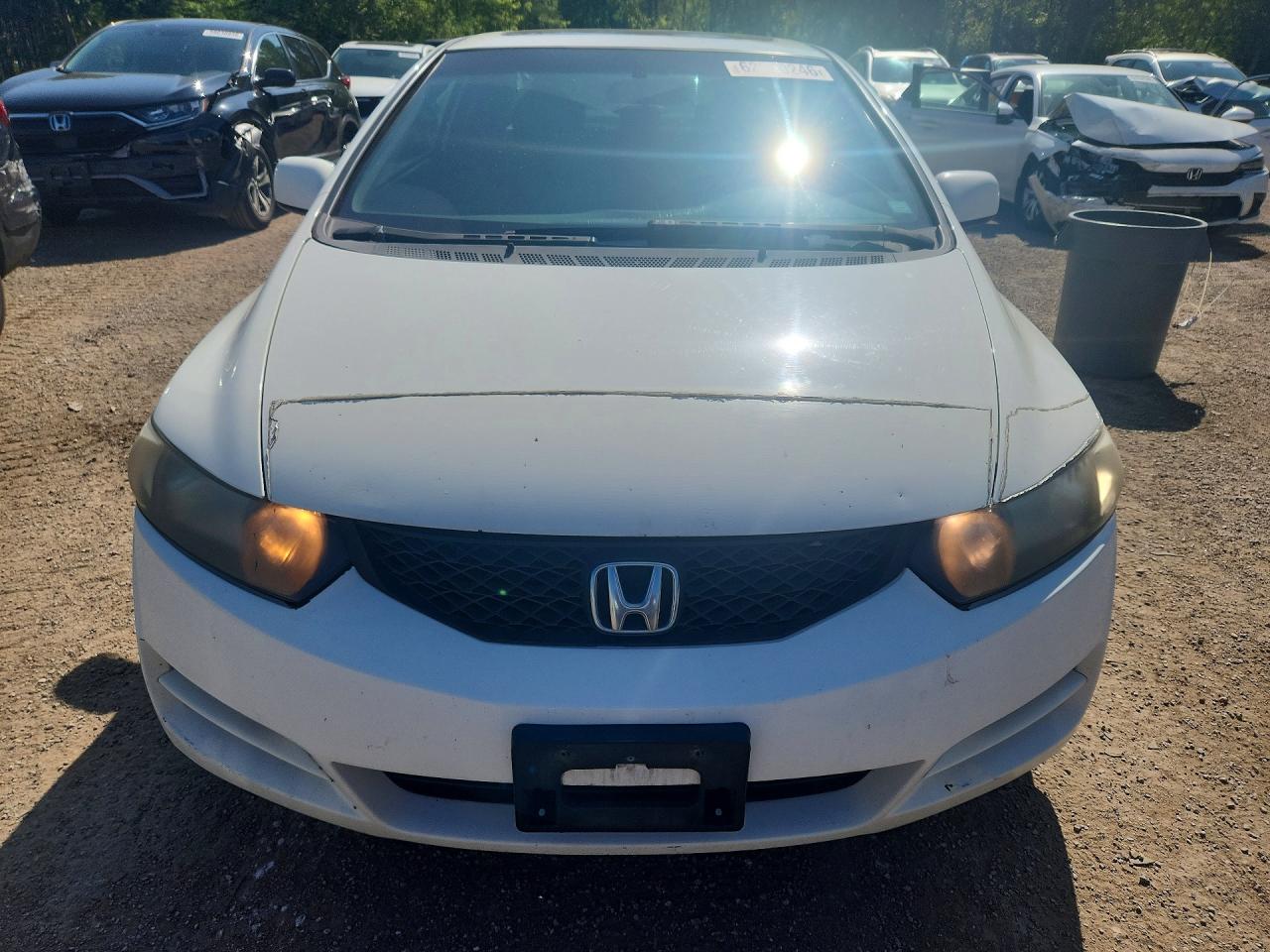 2010 Honda Civic Lx Белый vin: 2HGFG1B6XAH003659