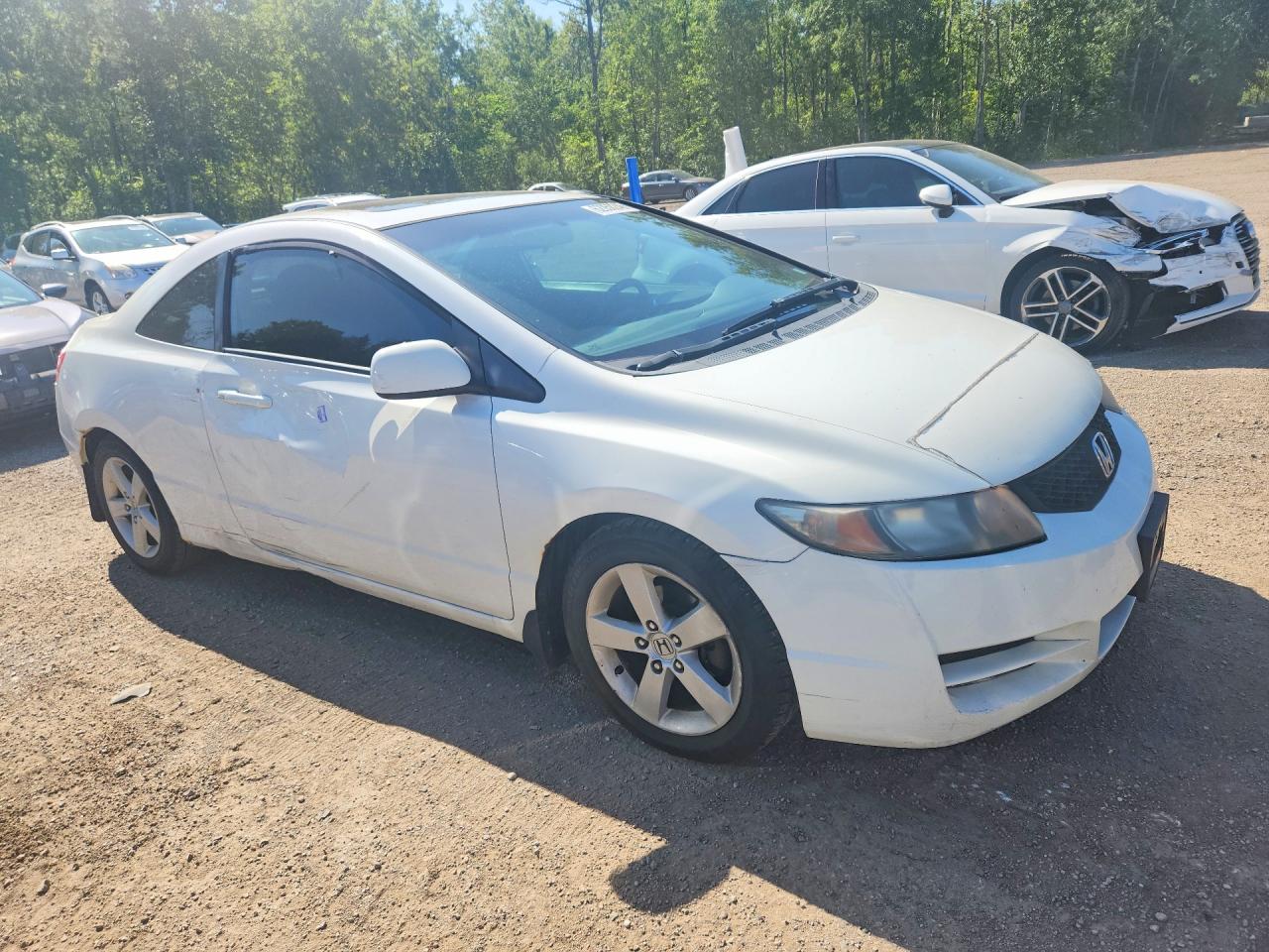 2010 Honda Civic Lx Белый vin: 2HGFG1B6XAH003659