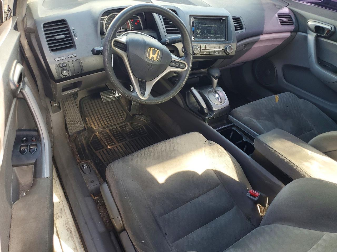 2010 Honda Civic Lx White vin: 2HGFG1B6XAH510416