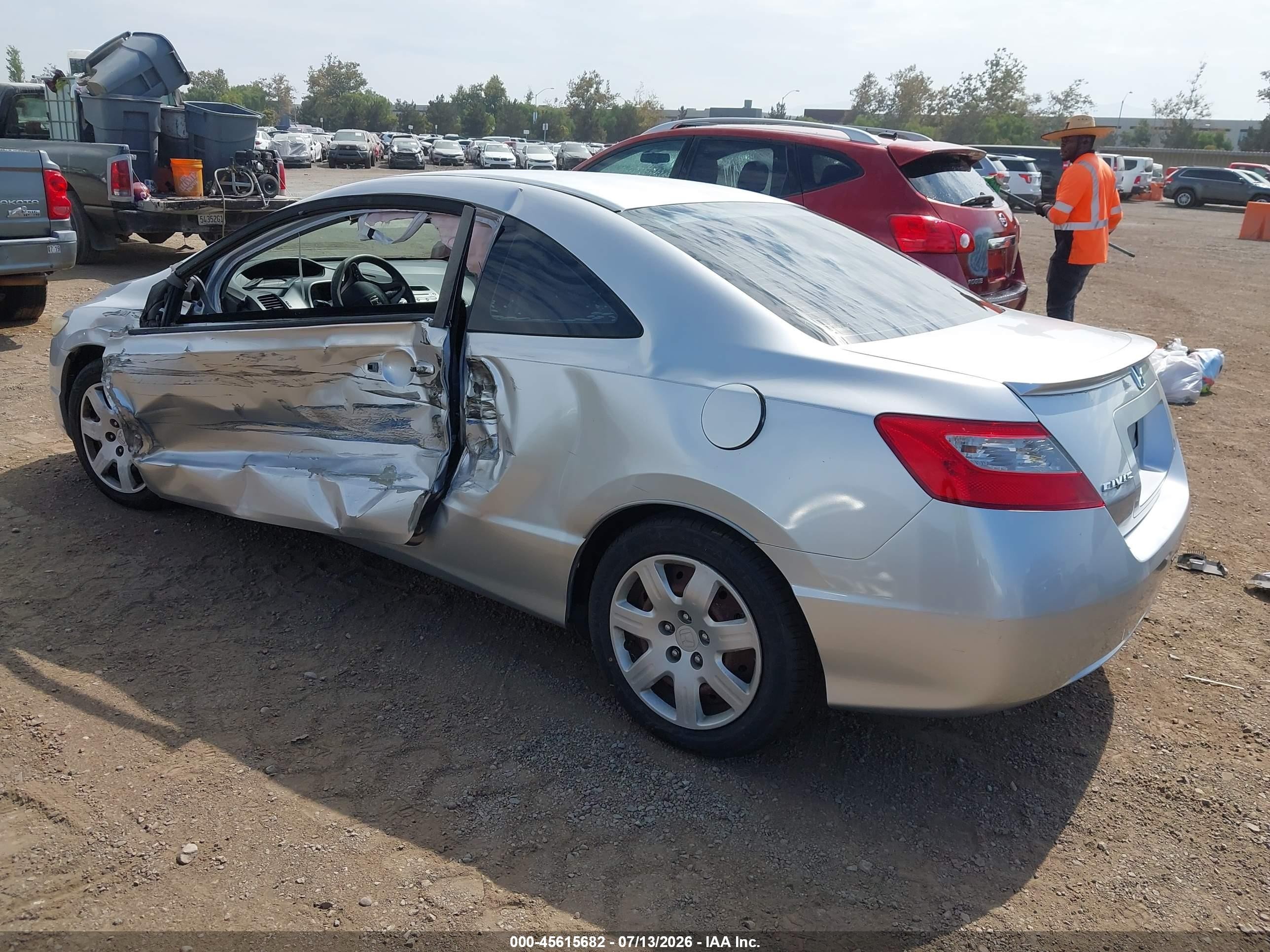 2010 Honda Civic Lx Silver vin: 2HGFG1B6XAH537535