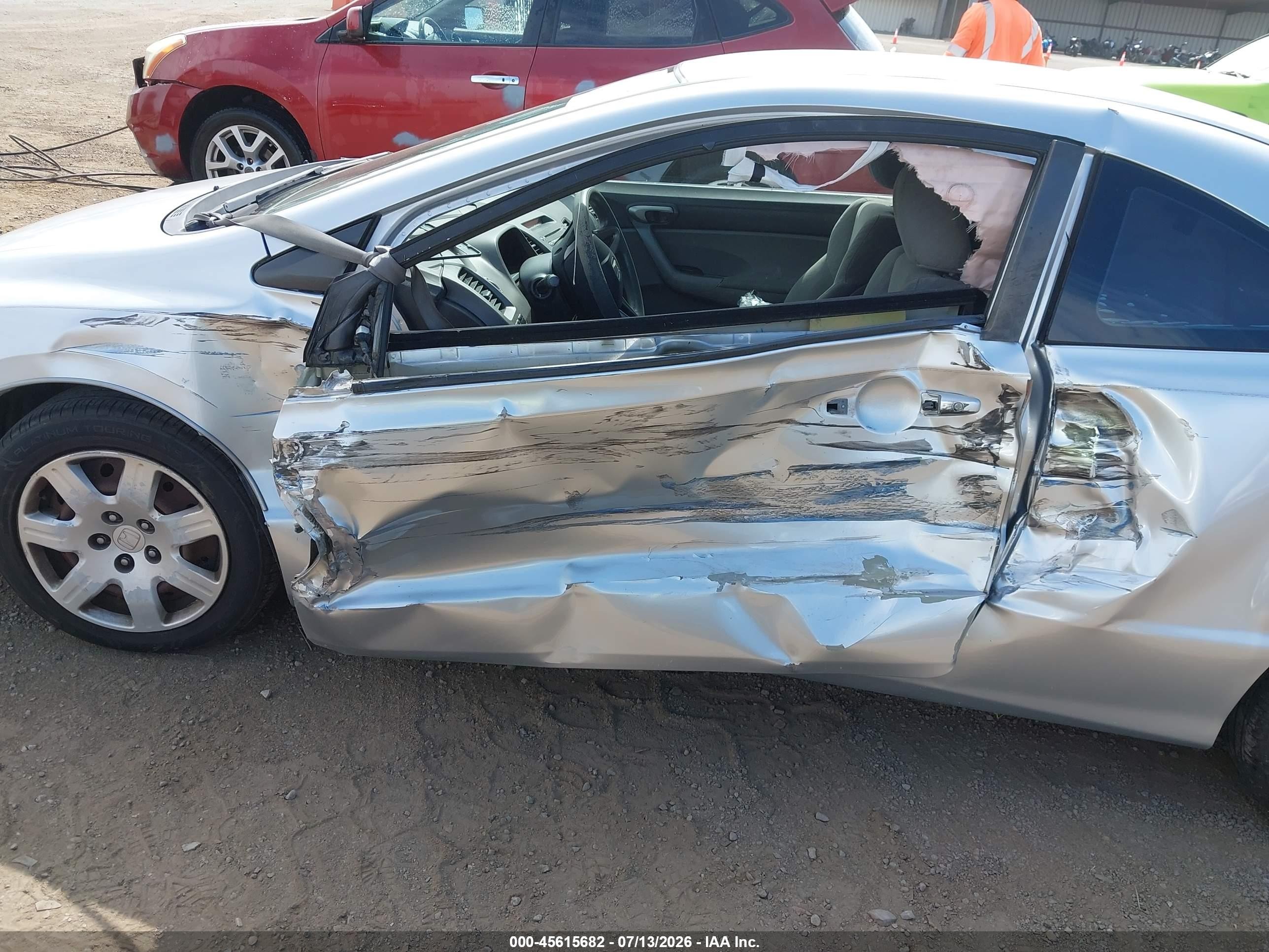 2010 Honda Civic Lx Silver vin: 2HGFG1B6XAH537535