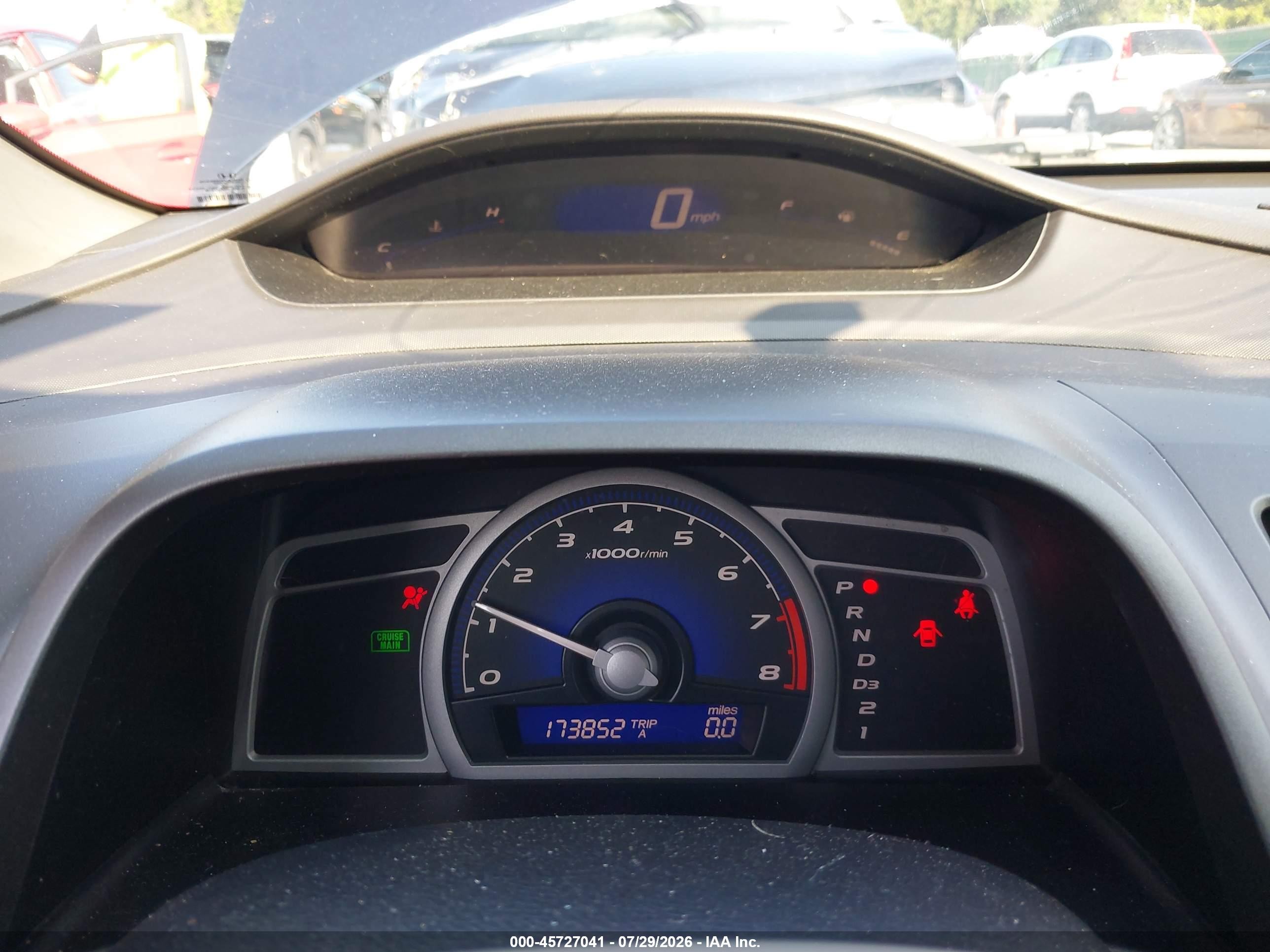 2010 Honda Civic Lx Blue vin: 2HGFG1B6XAH538166