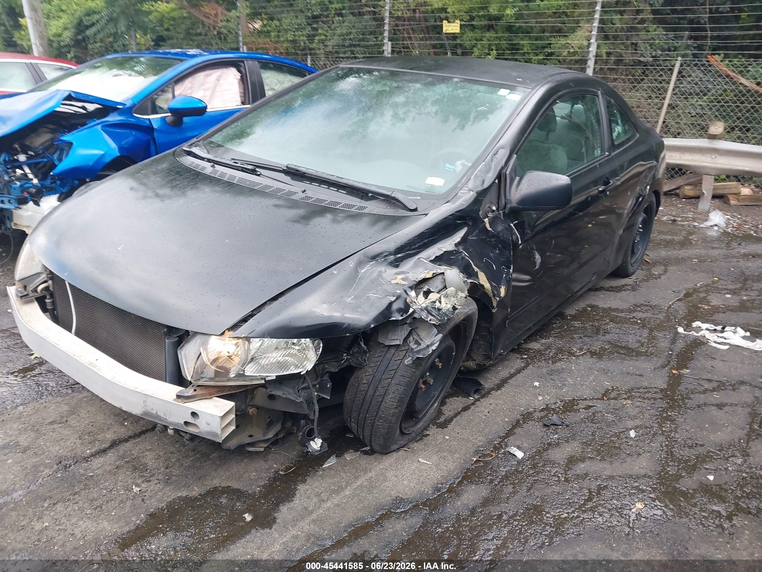 2011 Honda Civic Lx Black vin: 2HGFG1B6XBH503970