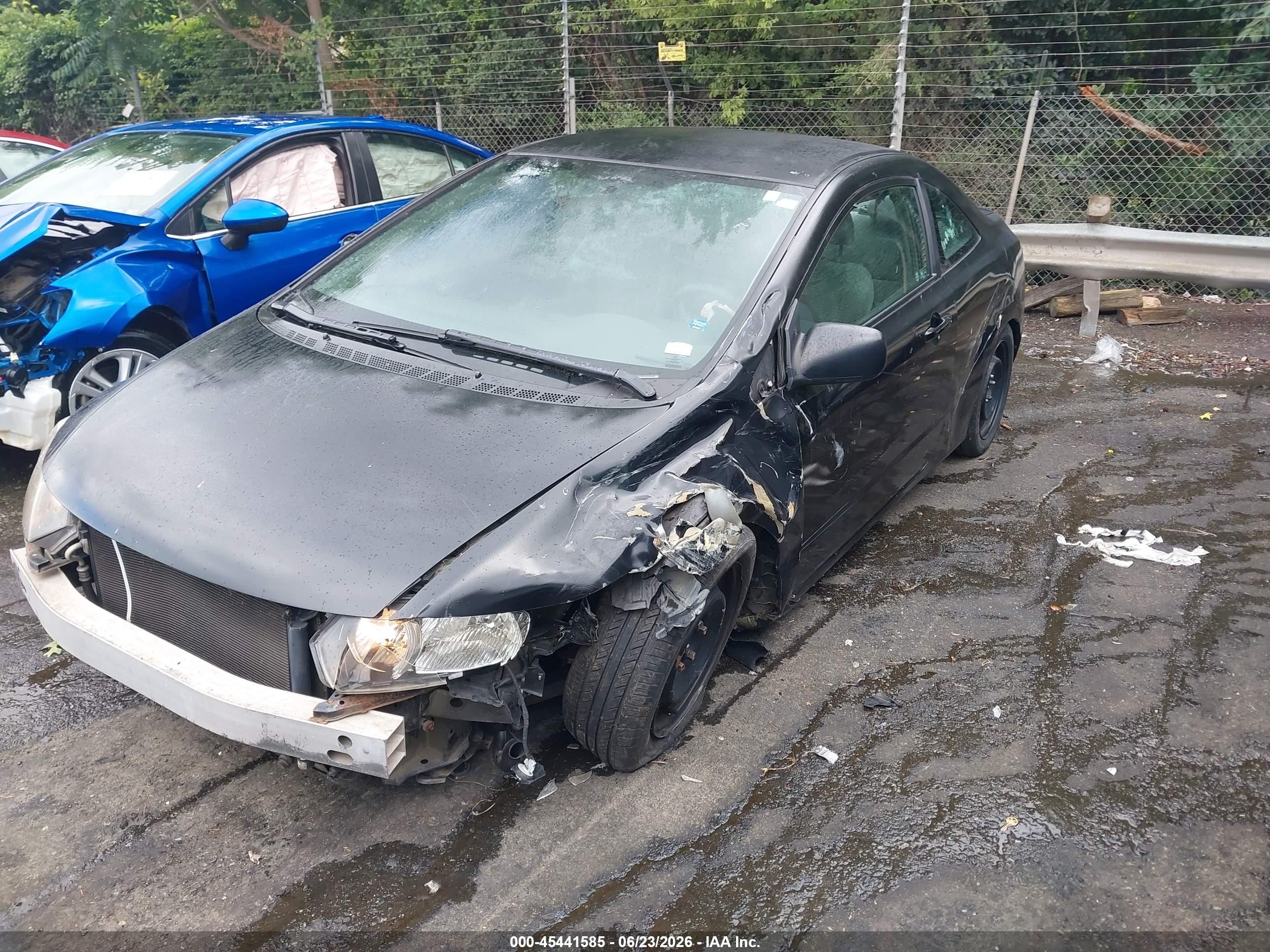 2011 Honda Civic Lx Black vin: 2HGFG1B6XBH503970