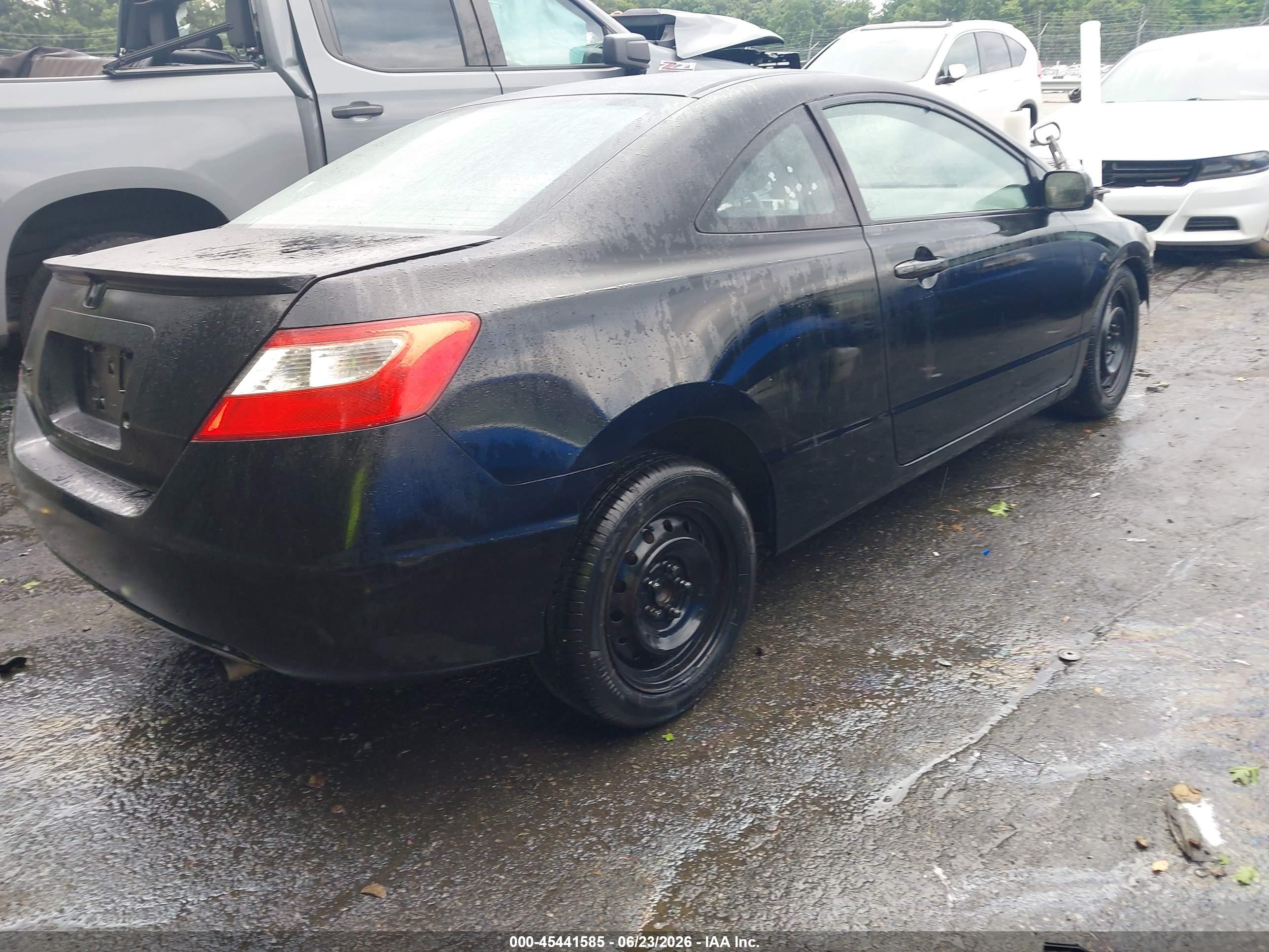 2011 Honda Civic Lx Black vin: 2HGFG1B6XBH503970