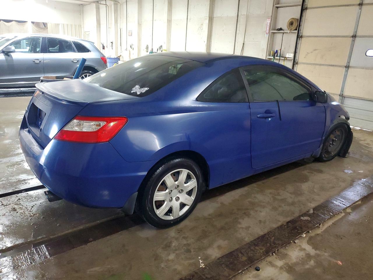 2011 Honda Civic Lx Blue vin: 2HGFG1B6XBH511082