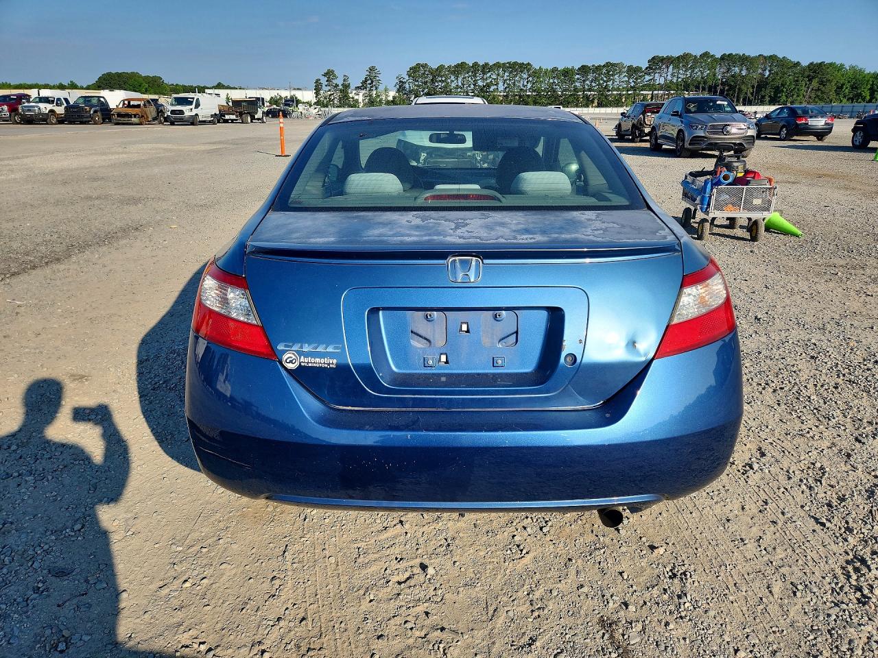 2011 Honda Civic Lx Blue vin: 2HGFG1B6XBH511499