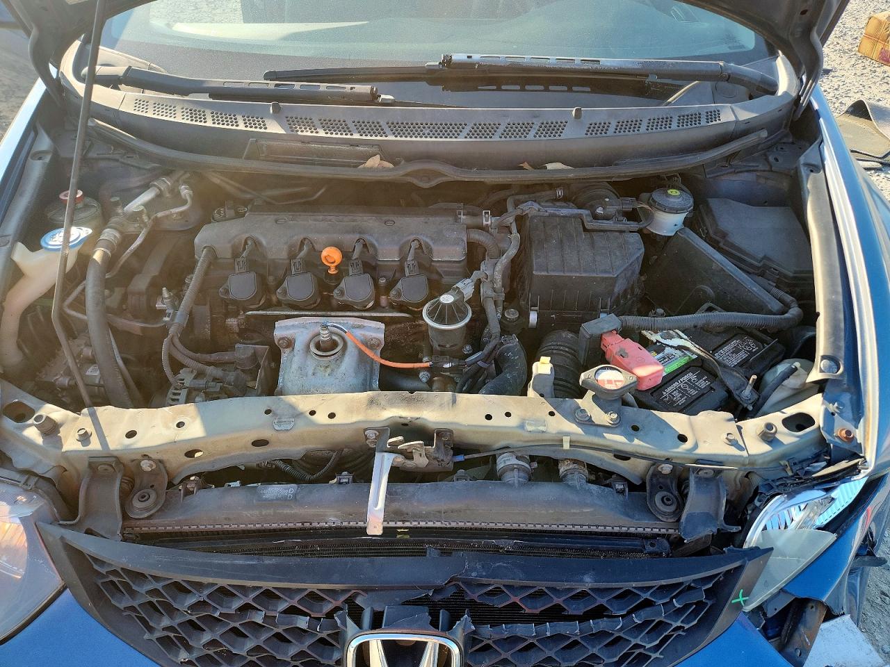 2011 Honda Civic Lx Blue vin: 2HGFG1B6XBH511499