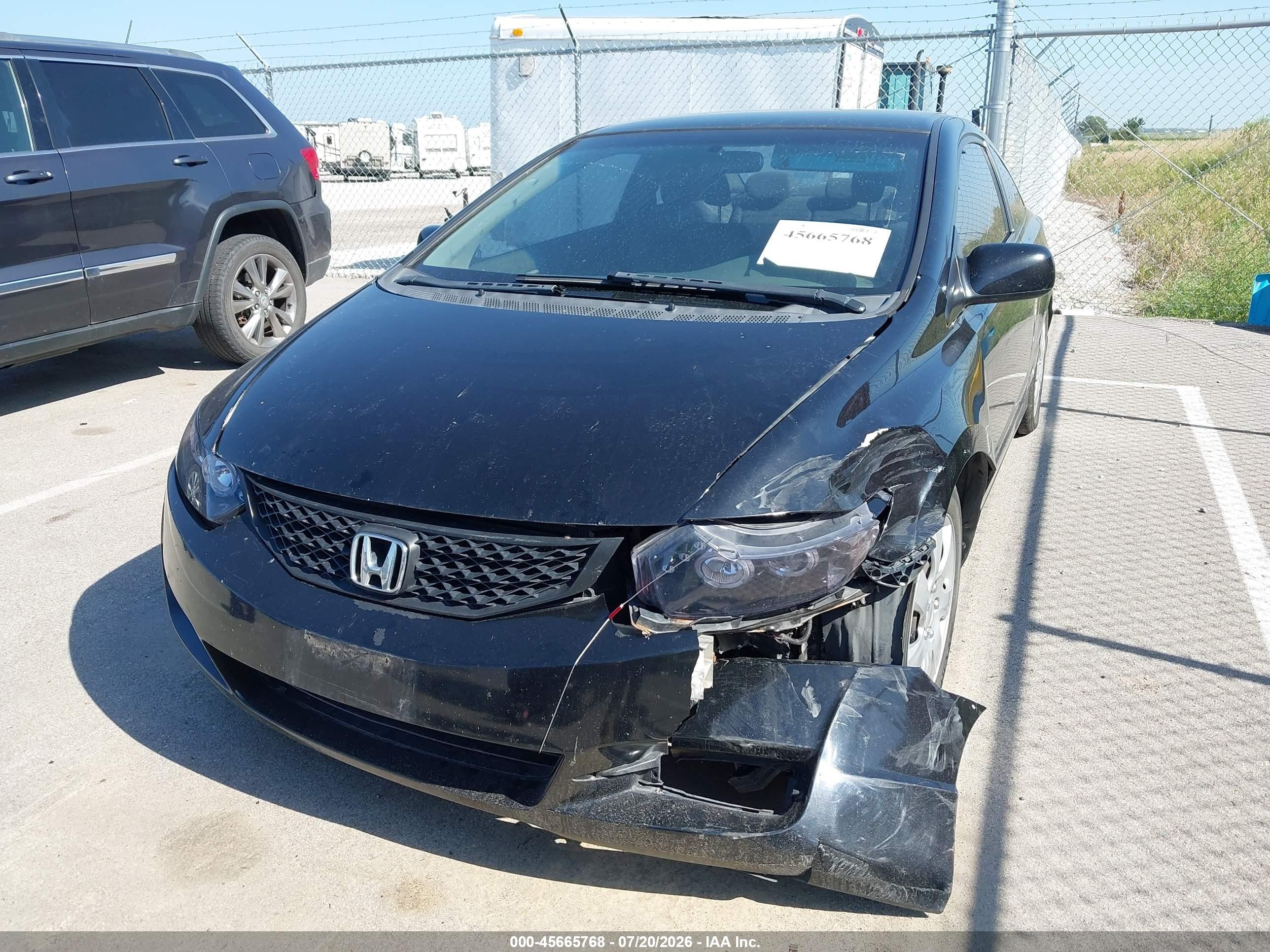 2011 Honda Civic Lx Черный vin: 2HGFG1B6XBH515035