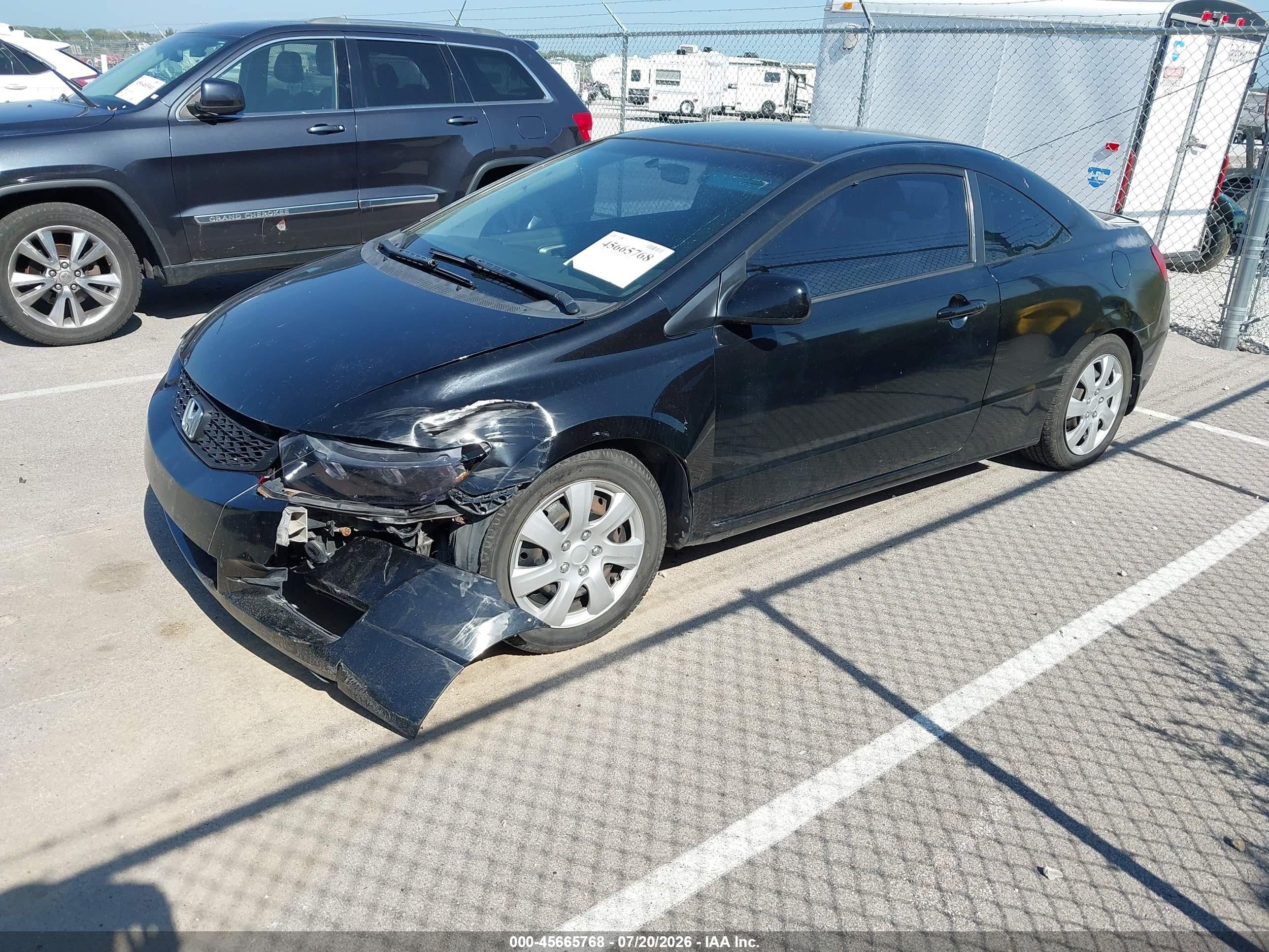 2011 Honda Civic Lx Черный vin: 2HGFG1B6XBH515035