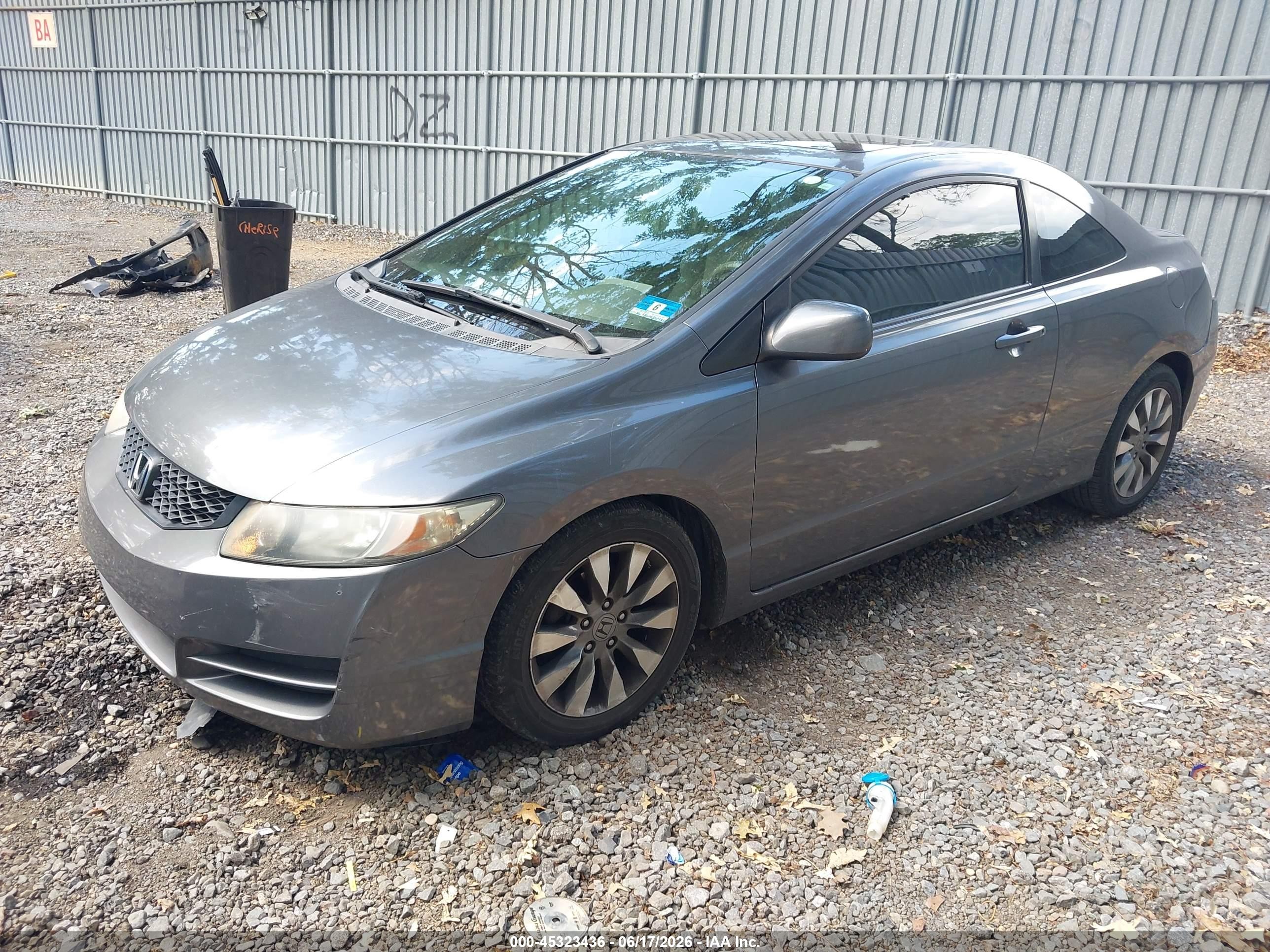 2010 Honda Civic Ex Gray vin: 2HGFG1B80AH516436